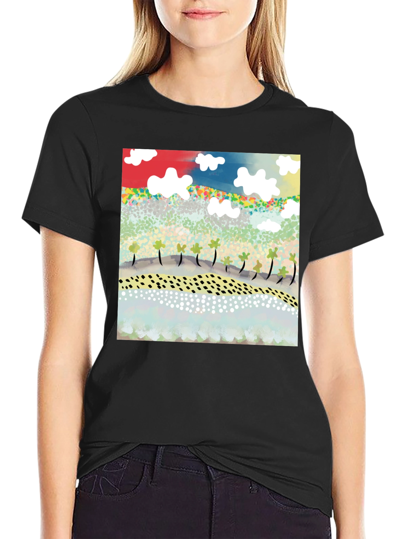 Abstract Landscape Tee