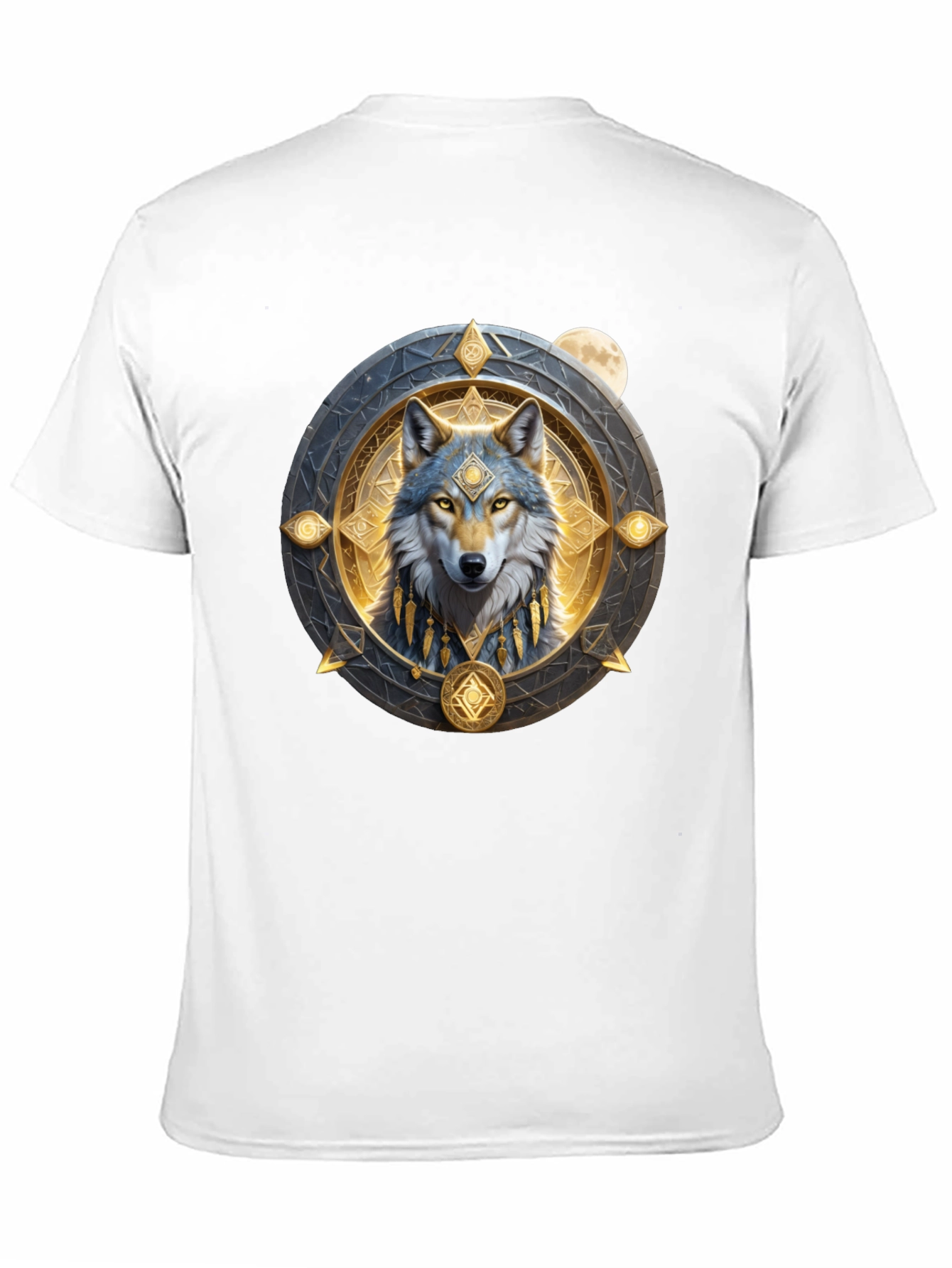 Wolf Spirit Graphic Tee - Black