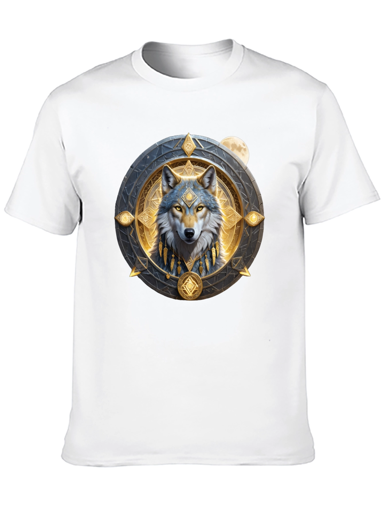 Wolf Spirit Graphic Tee - Black