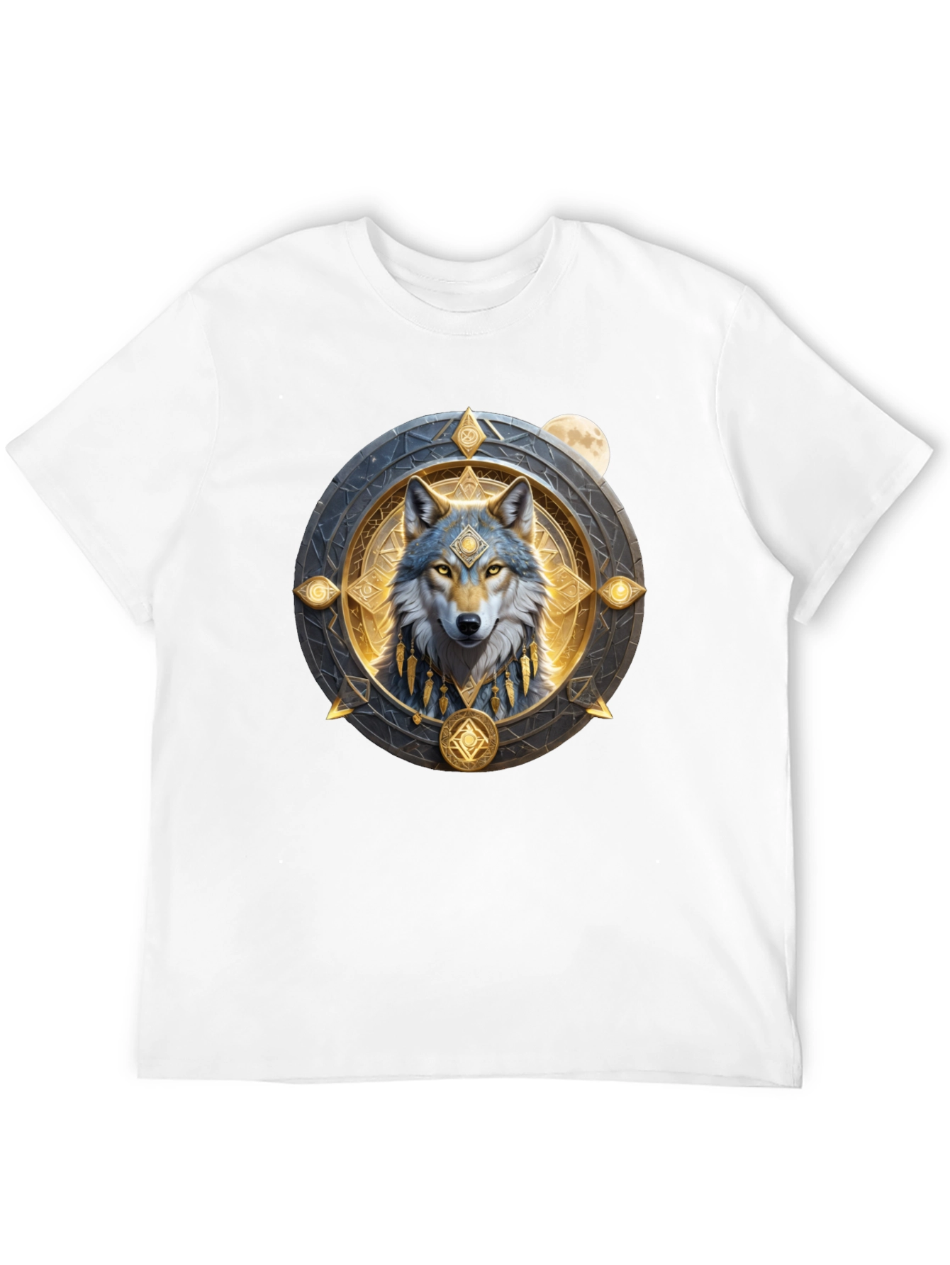 Wolf Spirit Graphic Tee - Black