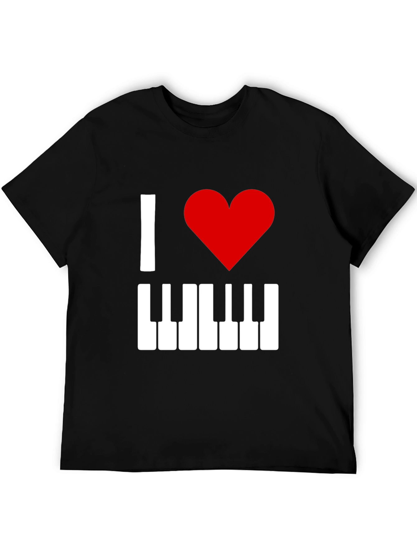 I Love Piano T-Shirt - Music Lover Tee