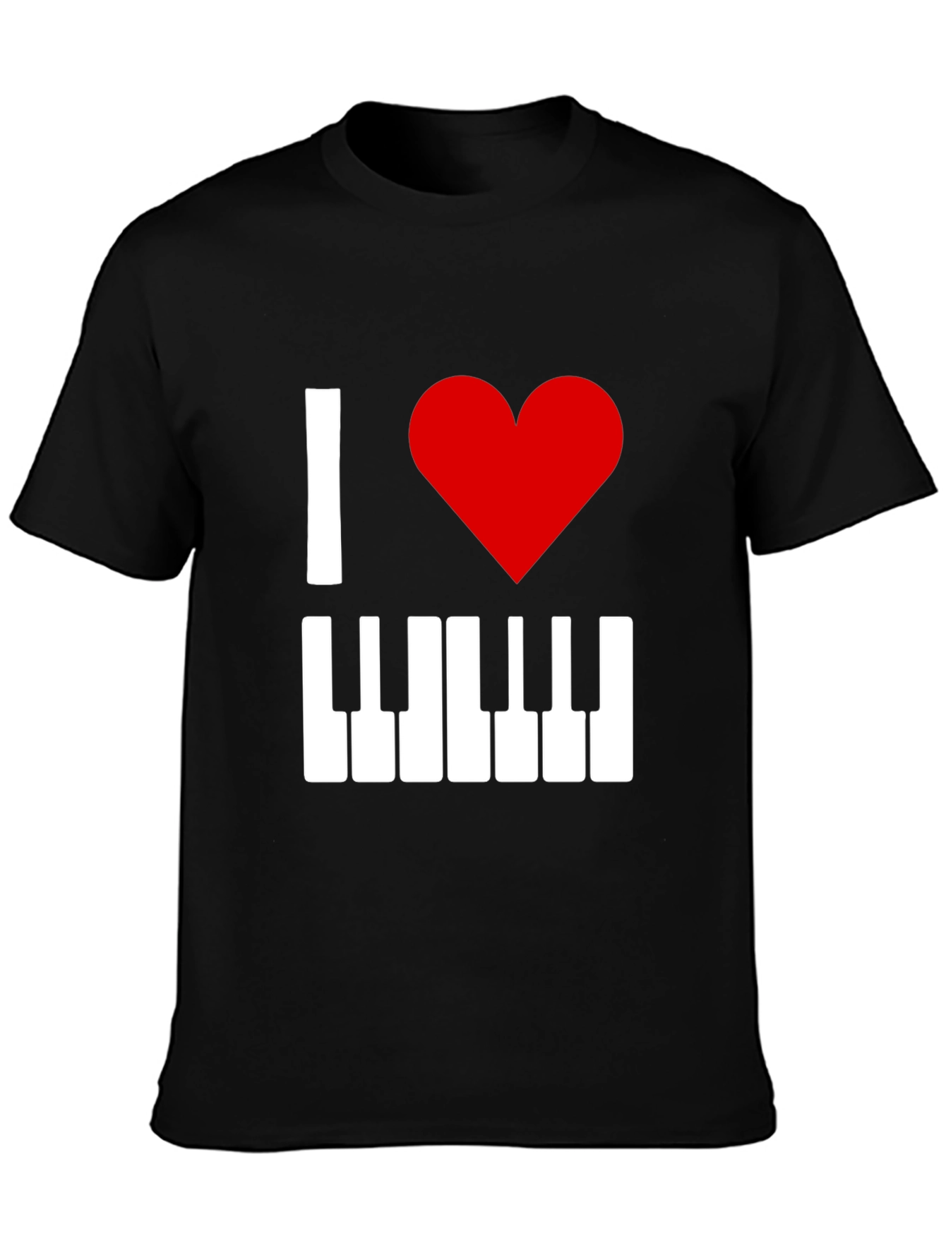 I Love Piano T-Shirt - Music Lover Tee