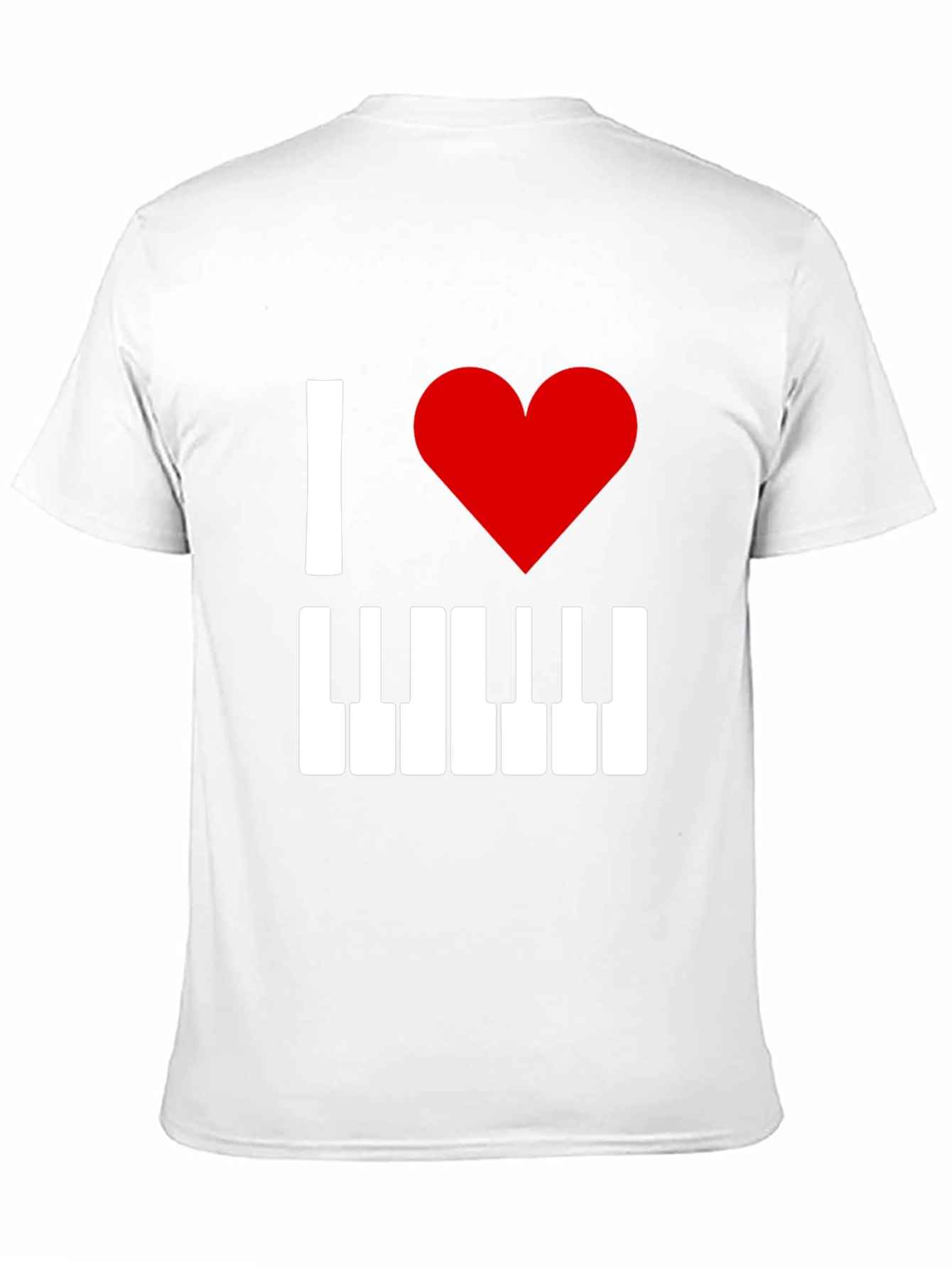 I Love Piano T-Shirt - Music Lover Tee