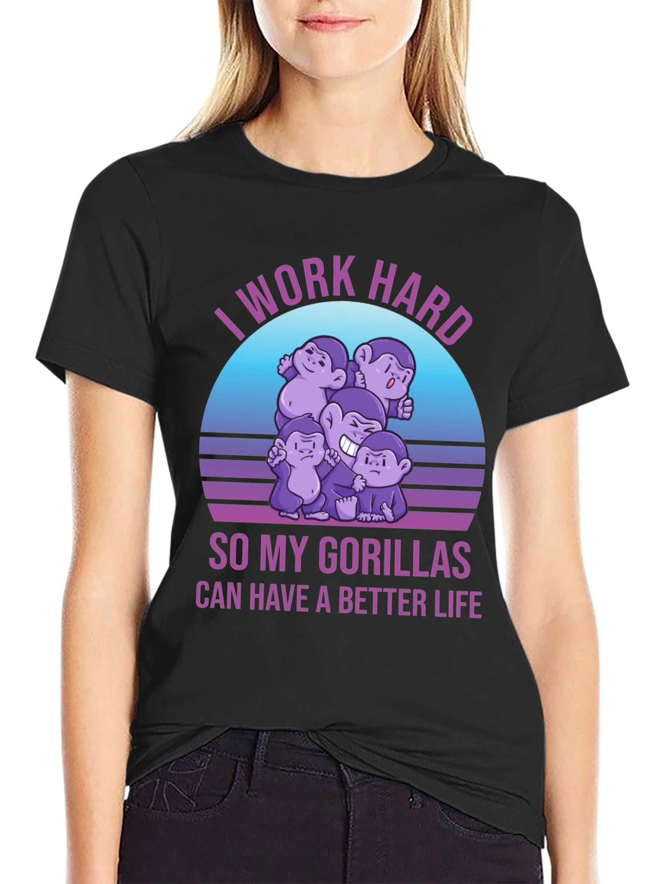 Work Hard Gorillas T-Shirt