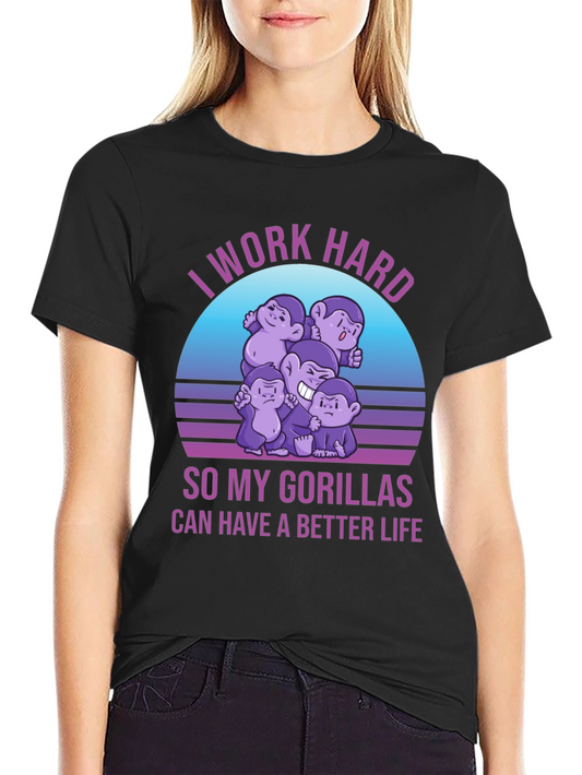 Work Hard Gorillas T-Shirt