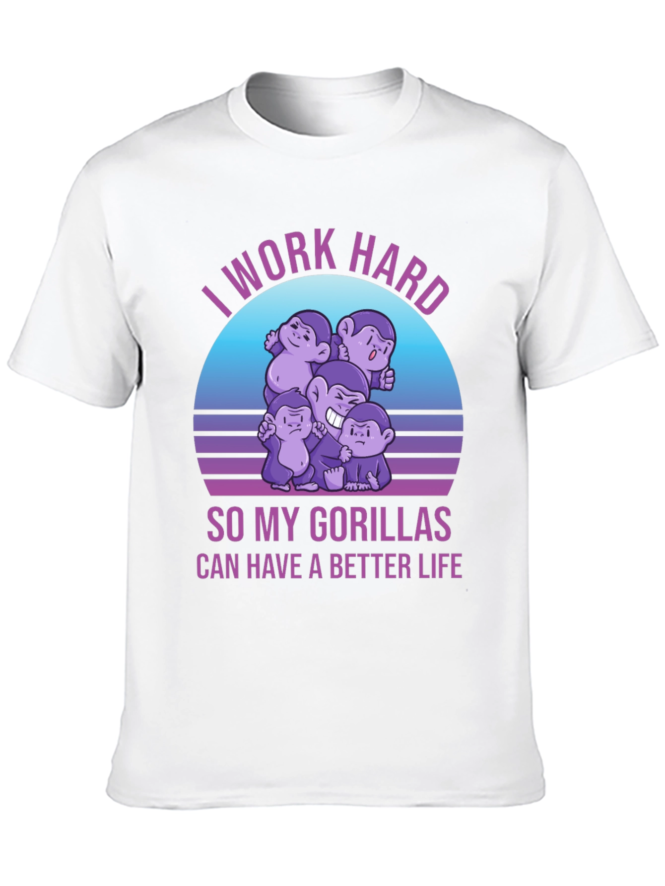 Work Hard Gorillas T-Shirt