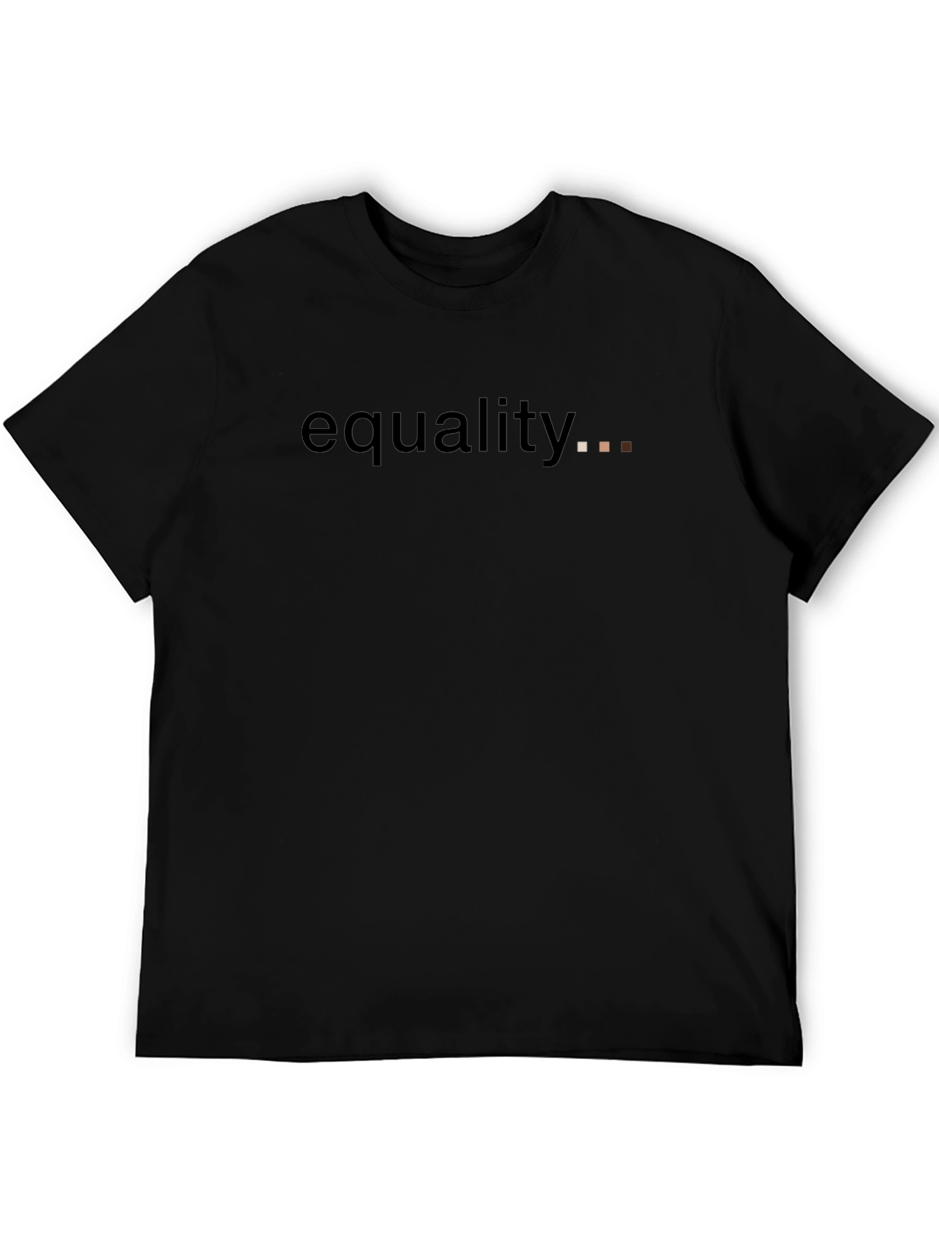 Equality T-Shirt - Black Crew Neck