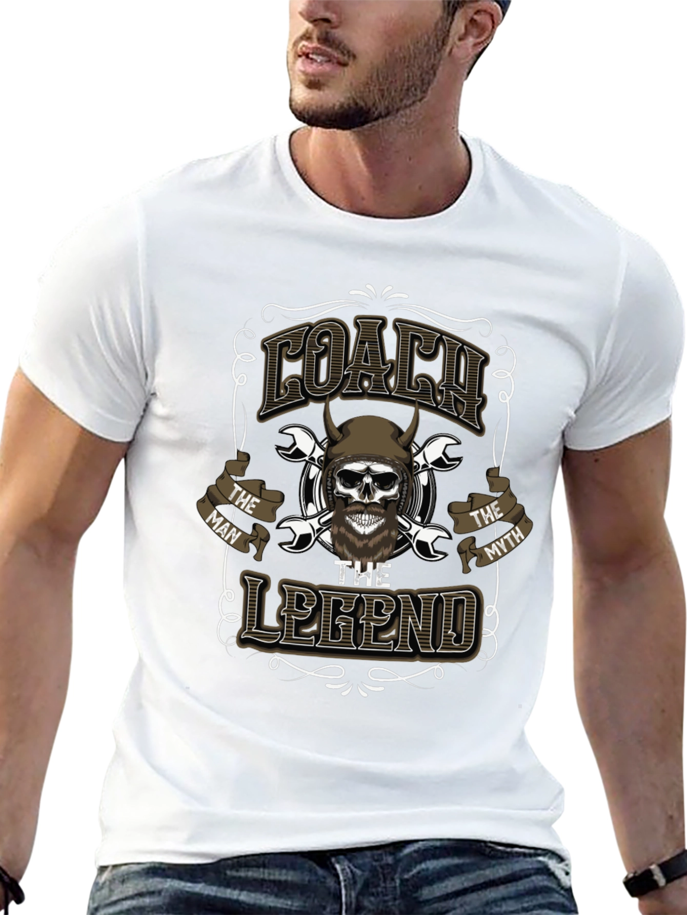 Coach The Man The Myth The Legend T-Shirt