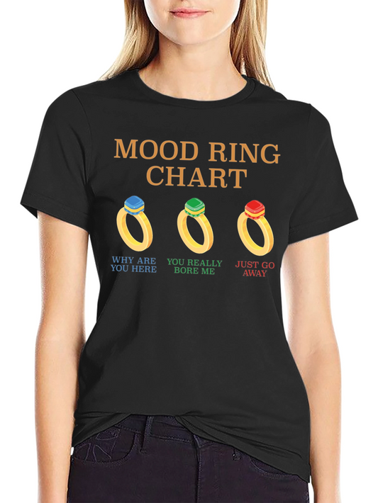 Mood Ring Chart T-Shirt Funny Graphic Tee