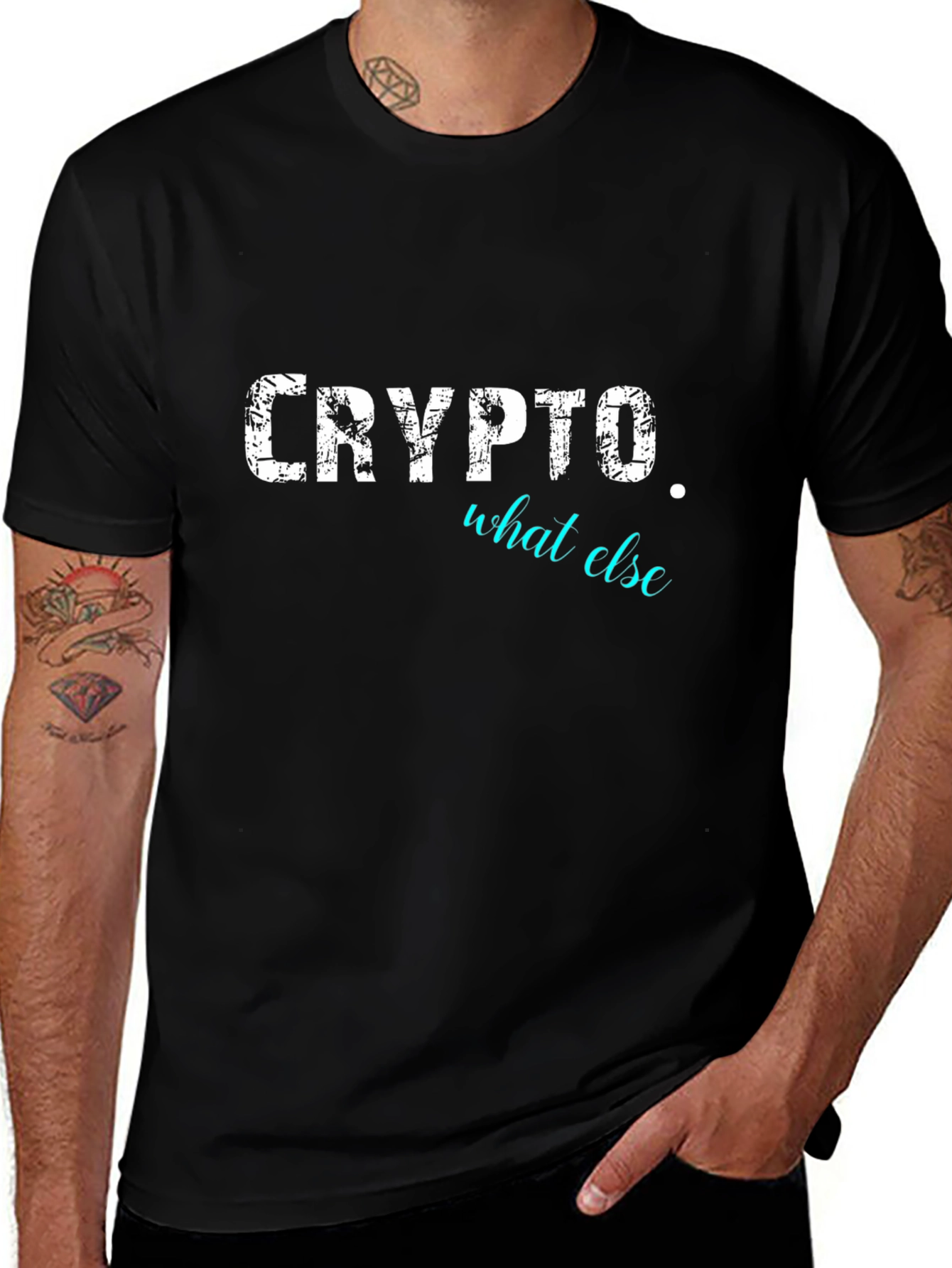 Crypto What Else Black Graphic T-Shirt