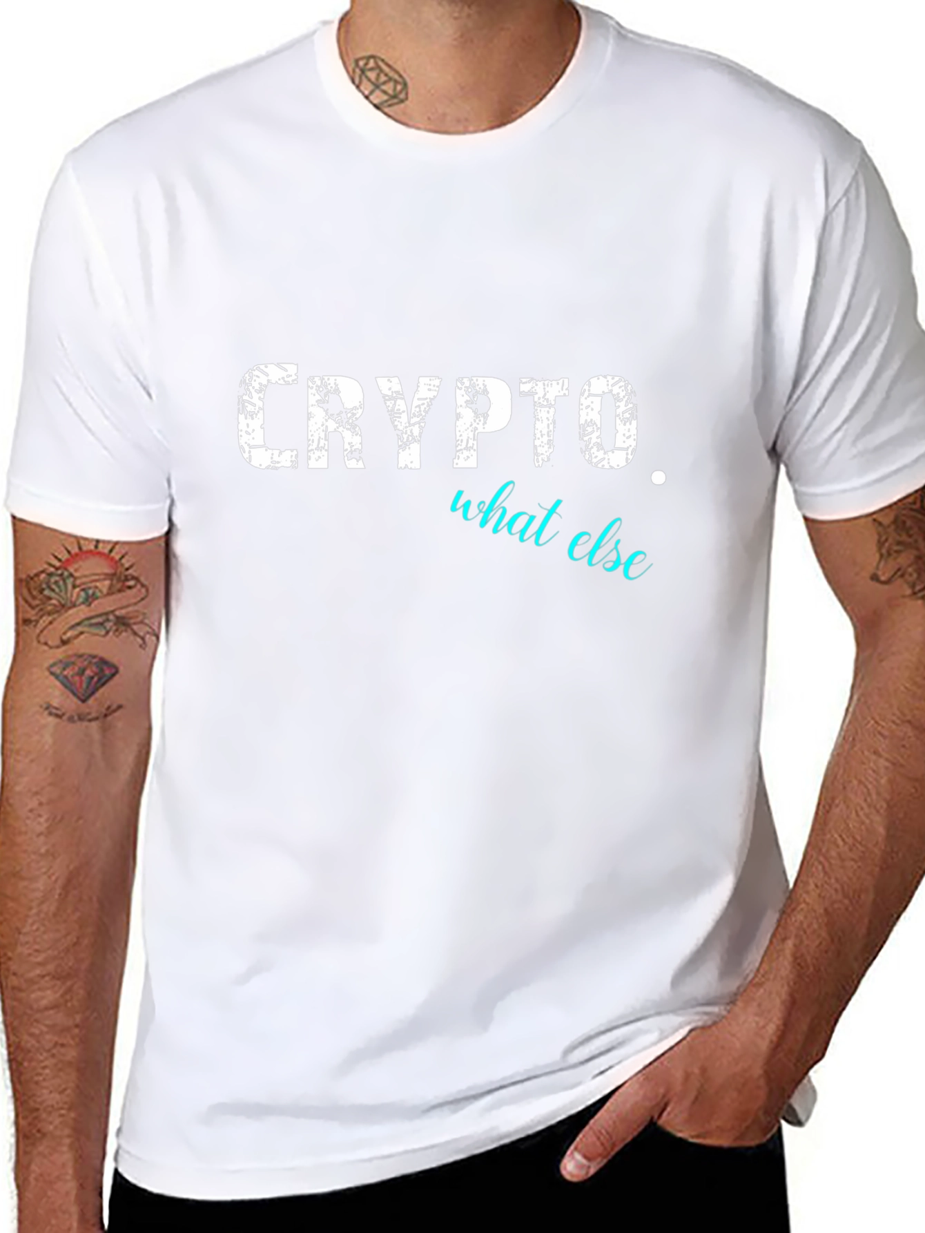 Crypto What Else Black Graphic T-Shirt
