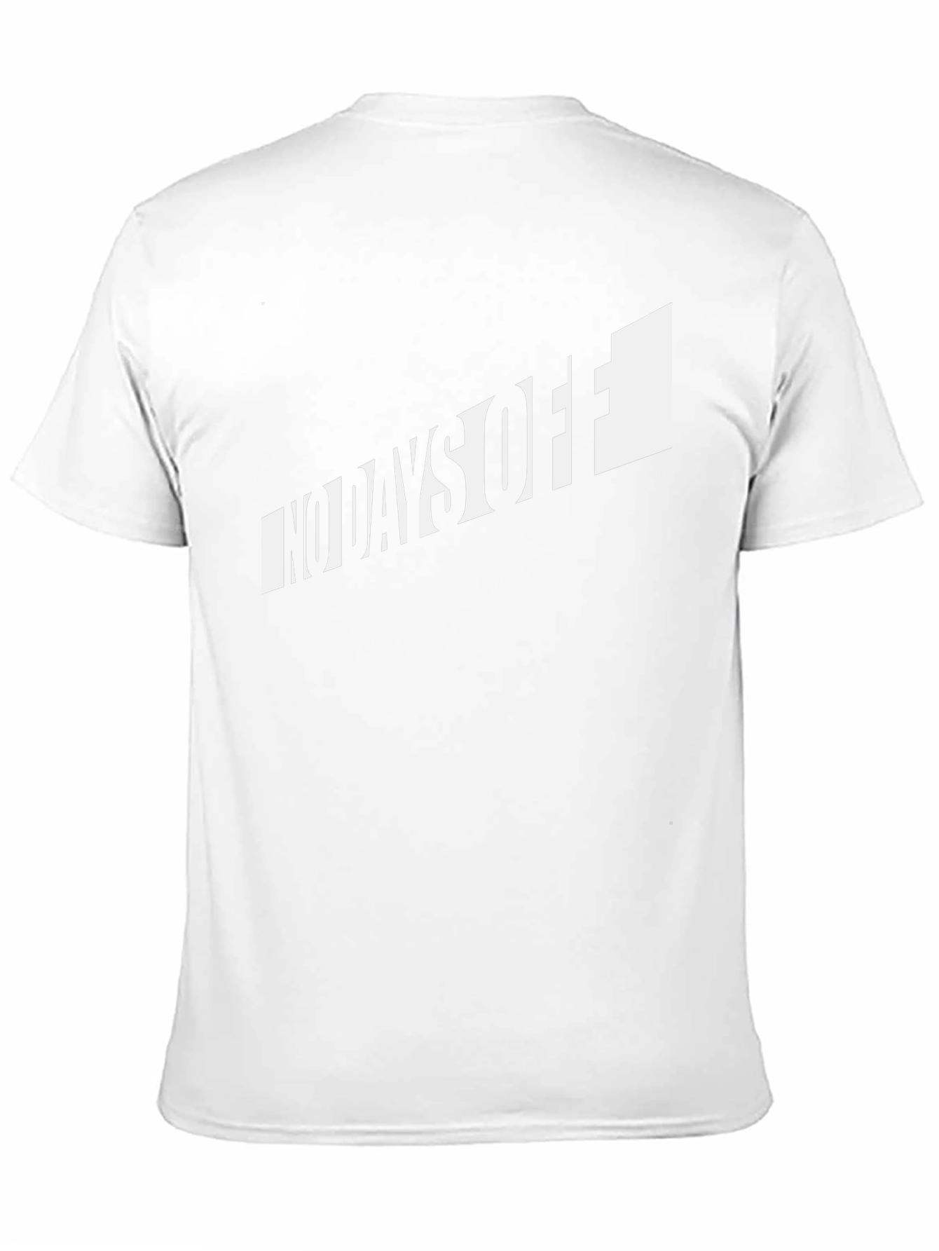 No Days Off Graphic Black T-Shirt
