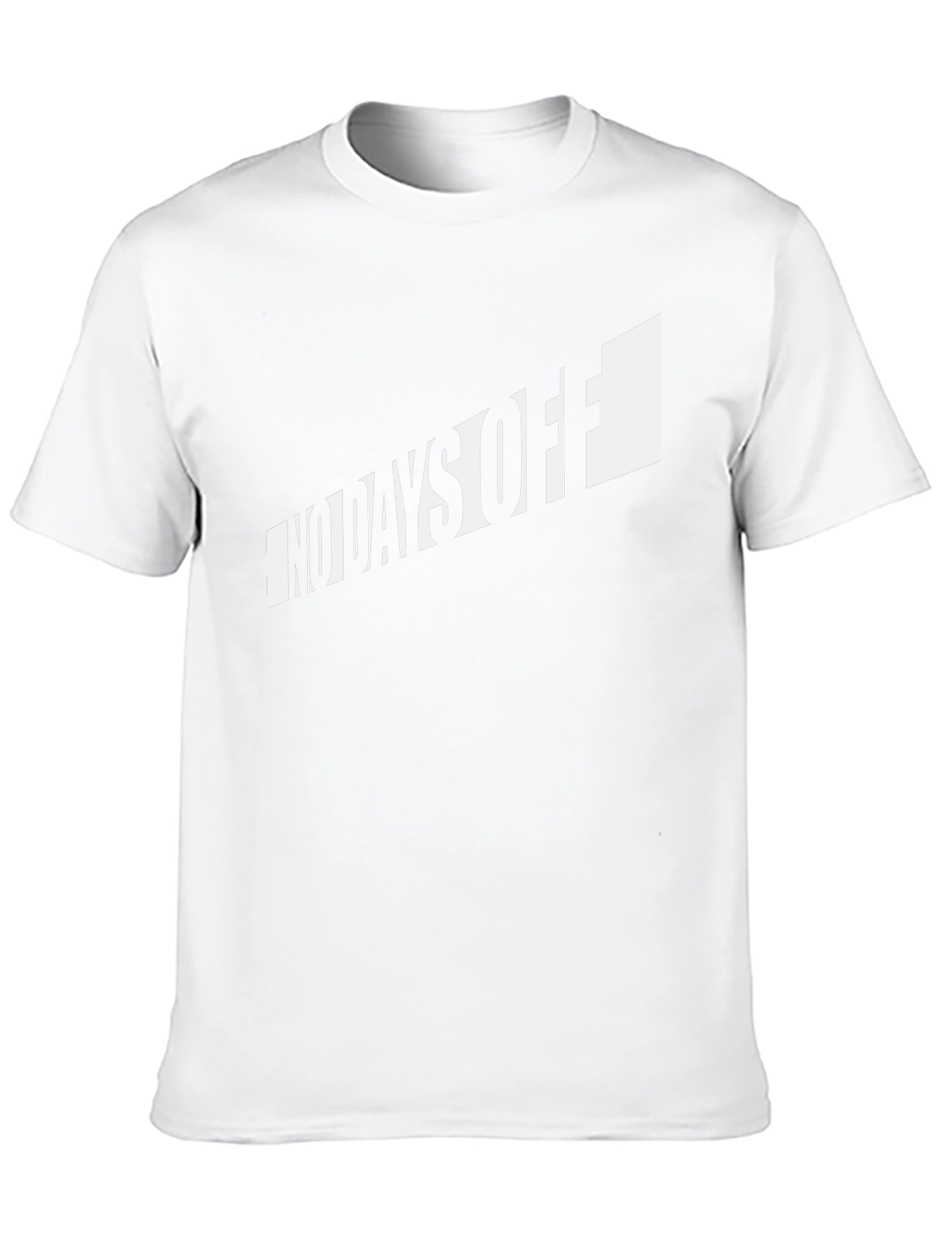 No Days Off Graphic Black T-Shirt