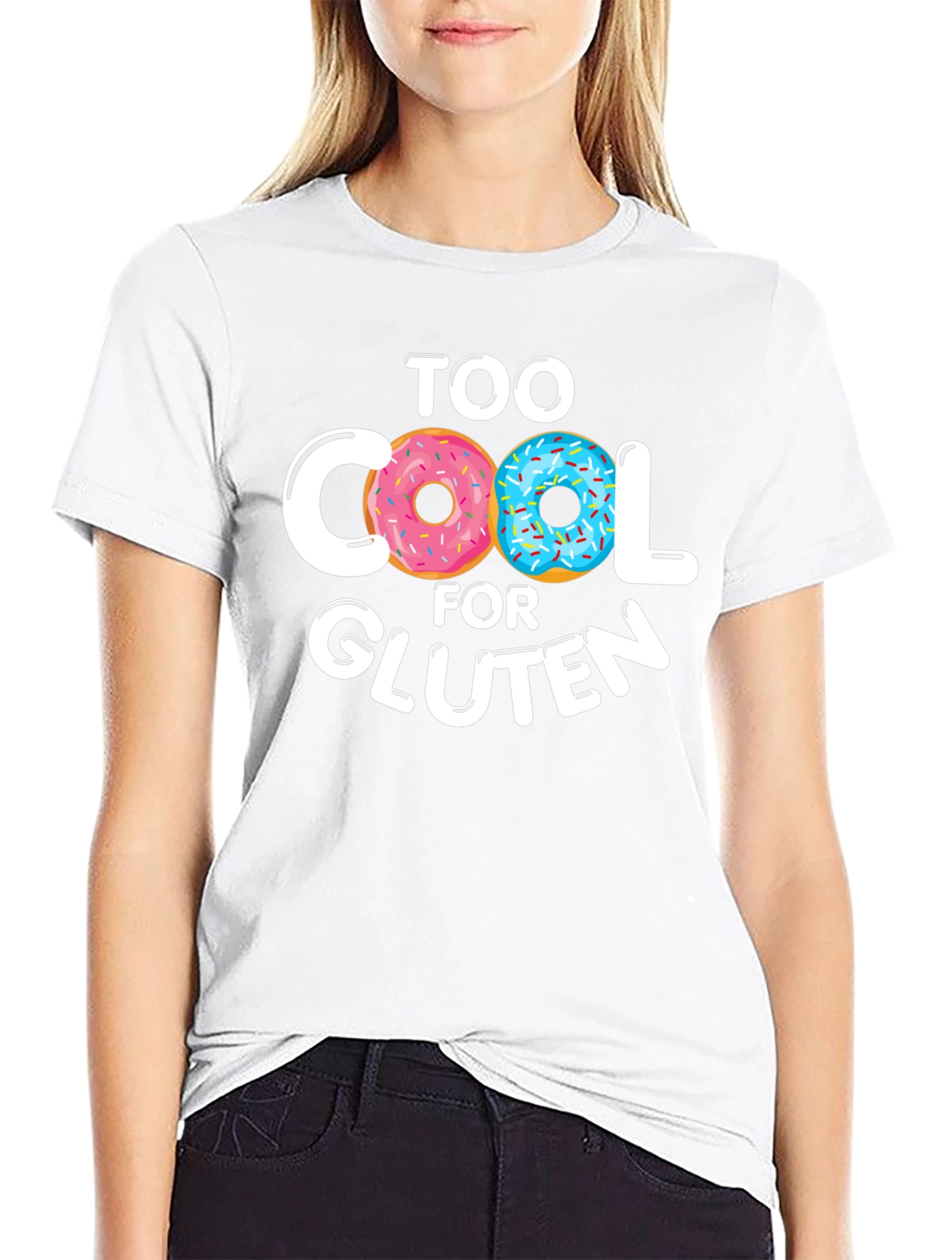 Too Cool For Gluten Doughnut T-Shirt