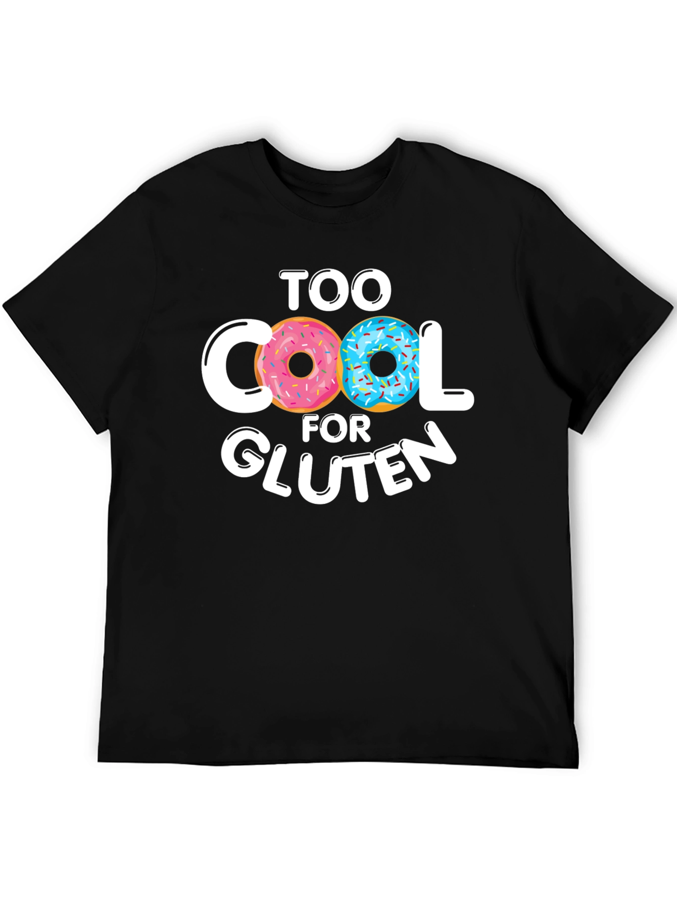 Too Cool For Gluten Doughnut T-Shirt