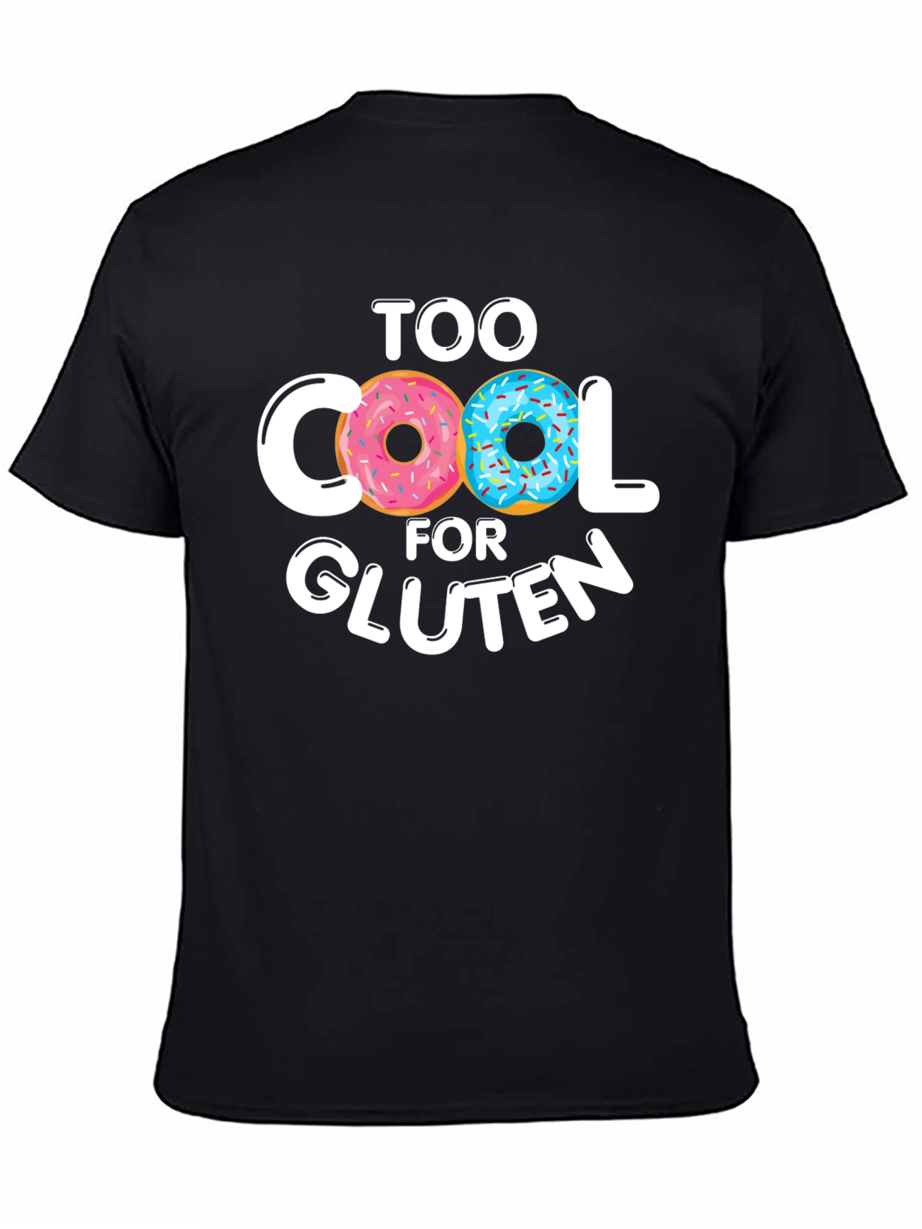 Too Cool For Gluten Doughnut T-Shirt
