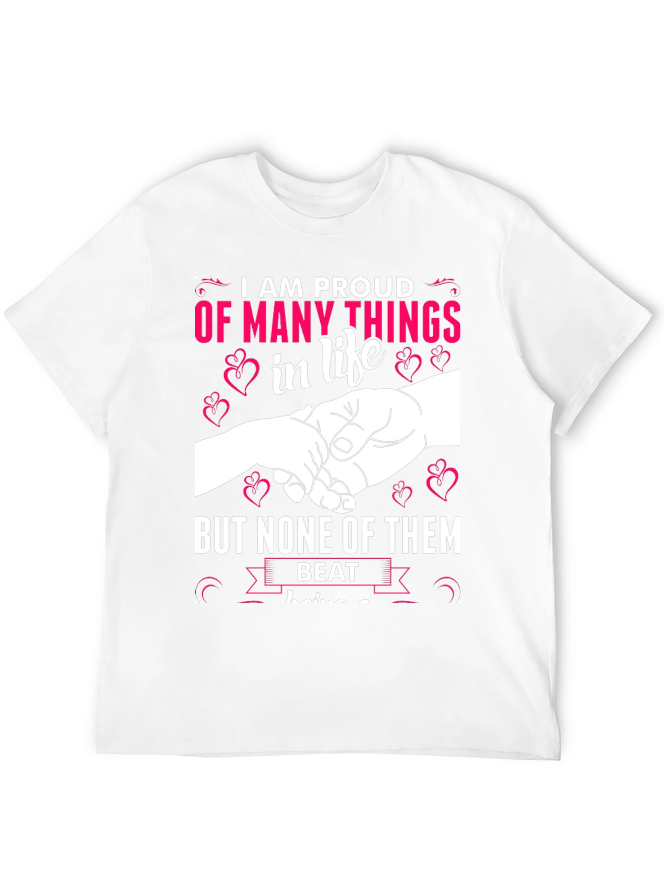 Proud Father T-Shirt - Daddys Little Helper