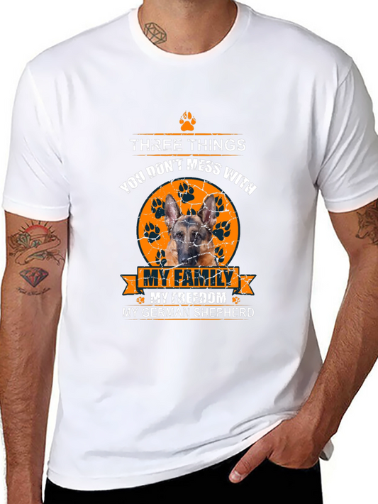 Three Things German Shepherd T-Shirt