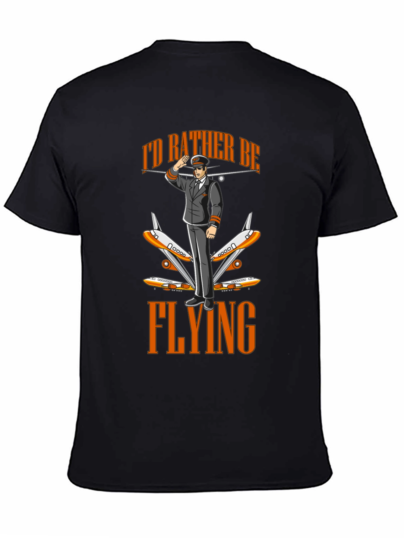 Id Rather Be Flying Pilot T-Shirt