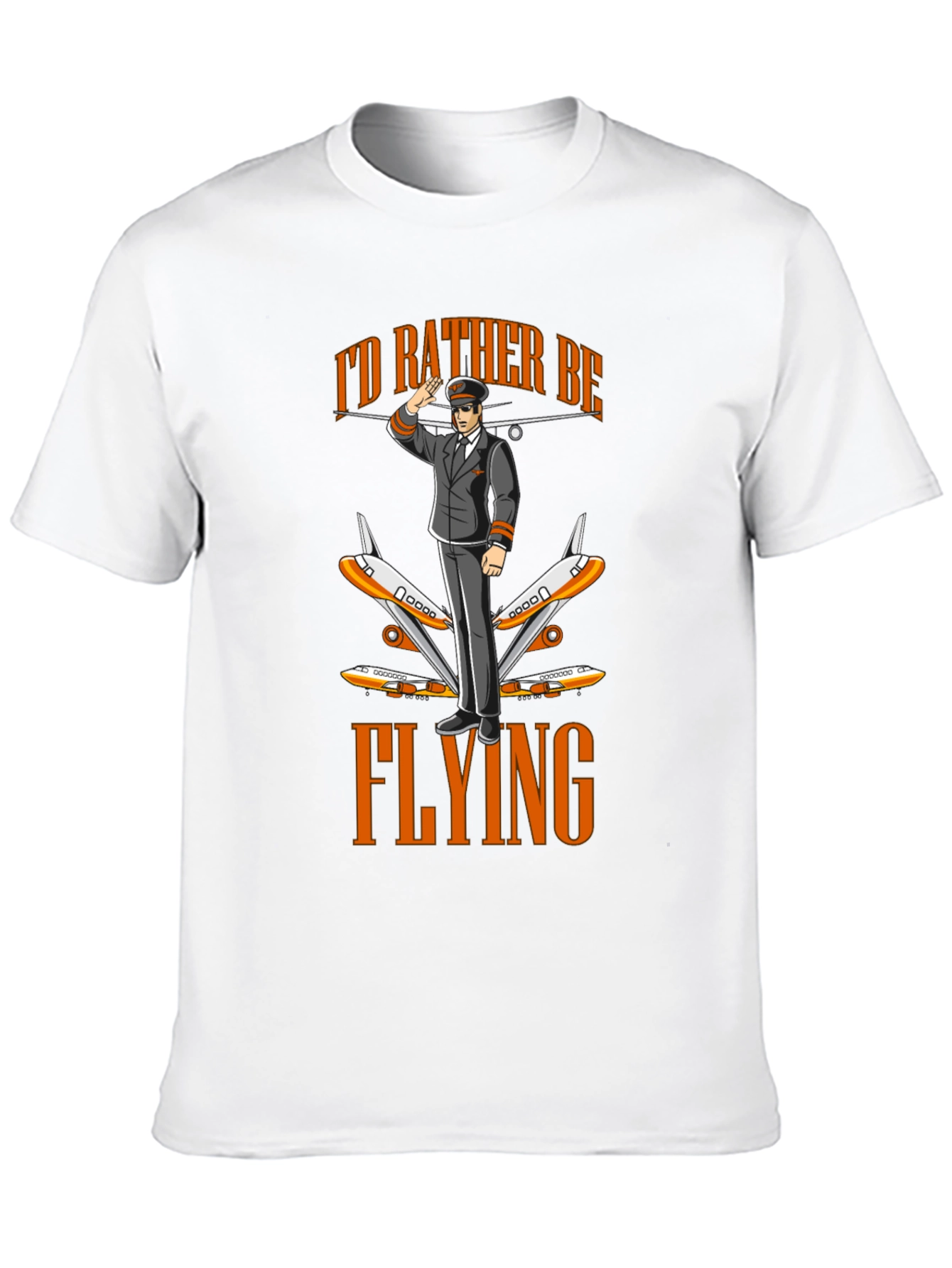 Id Rather Be Flying Pilot T-Shirt