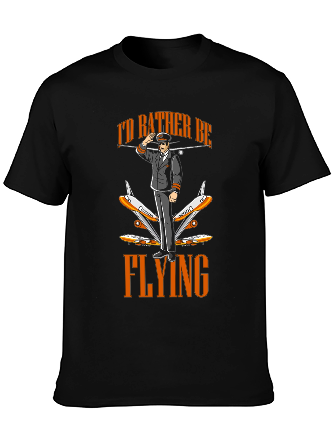Id Rather Be Flying Pilot T-Shirt