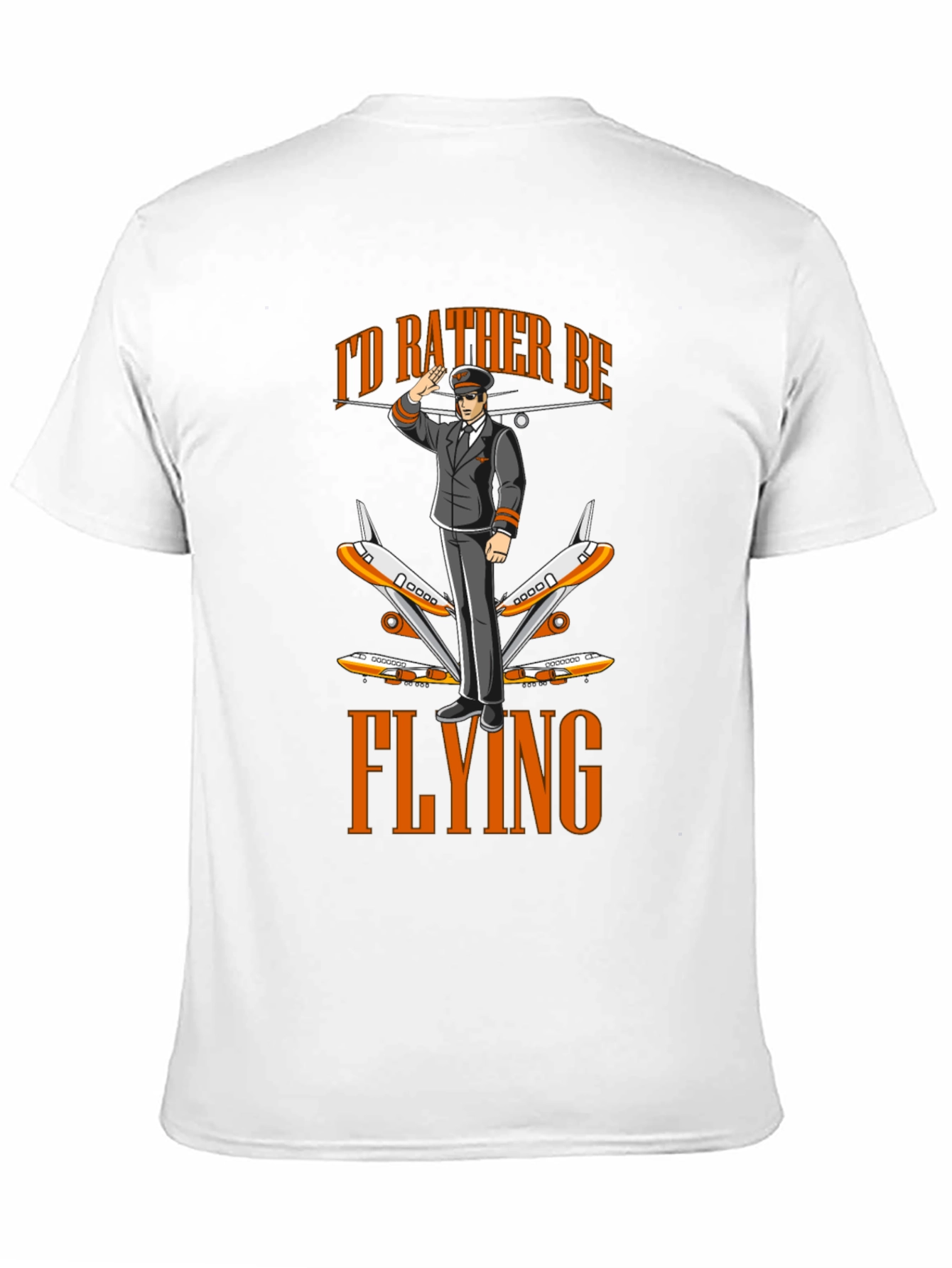 Id Rather Be Flying Pilot T-Shirt