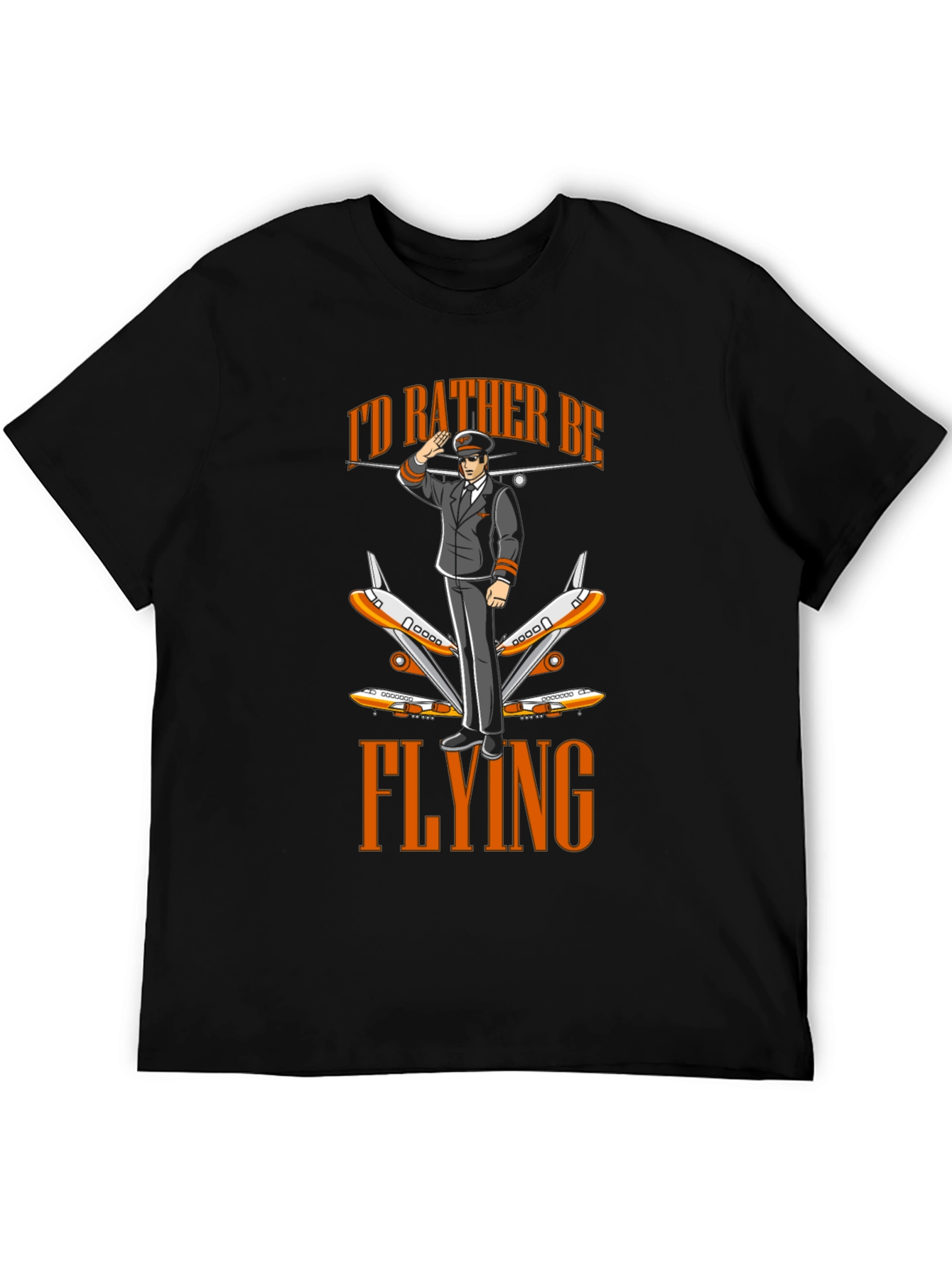 Id Rather Be Flying Pilot T-Shirt