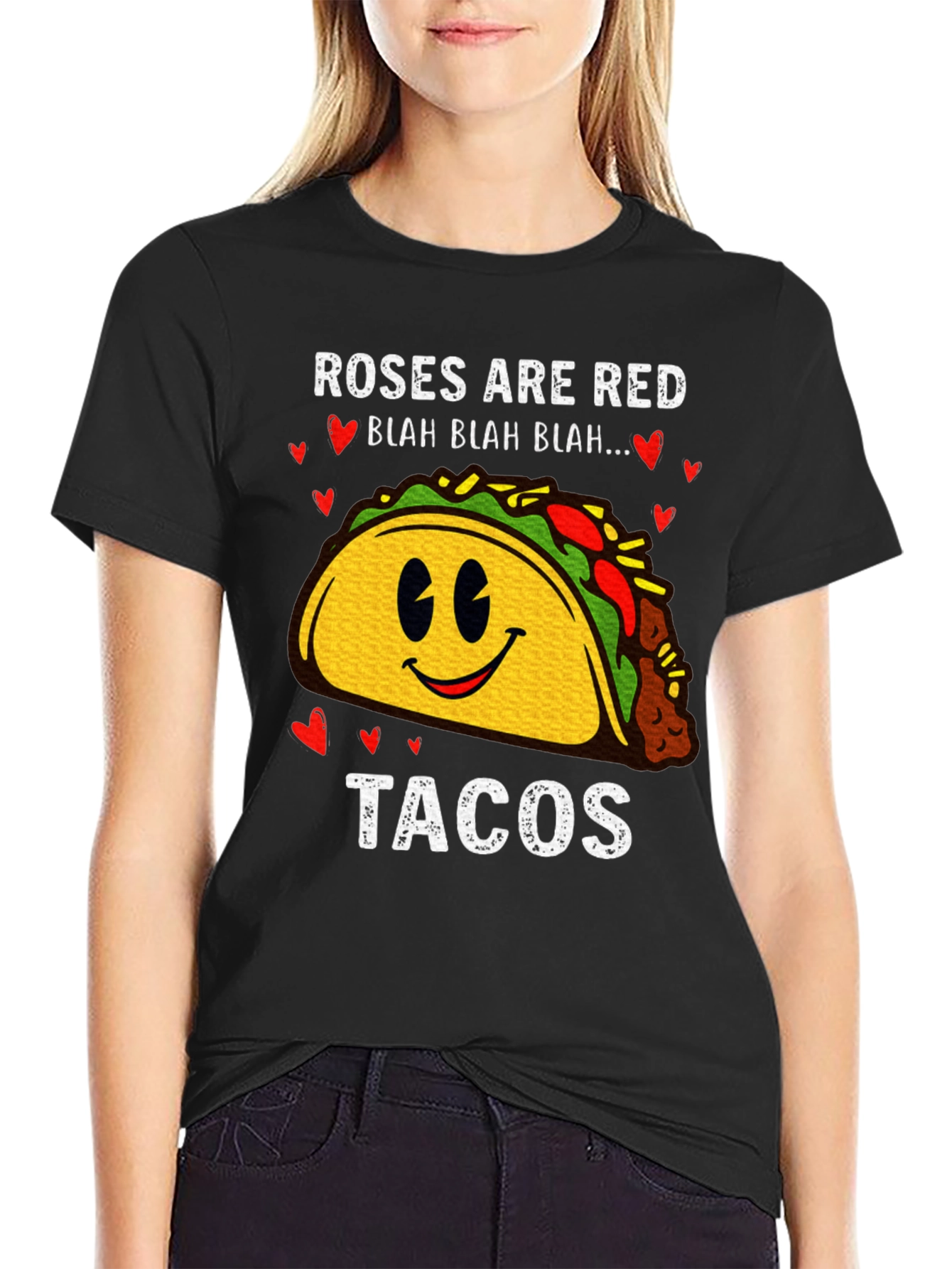 Roses are Red Tacos Funny T-Shirt