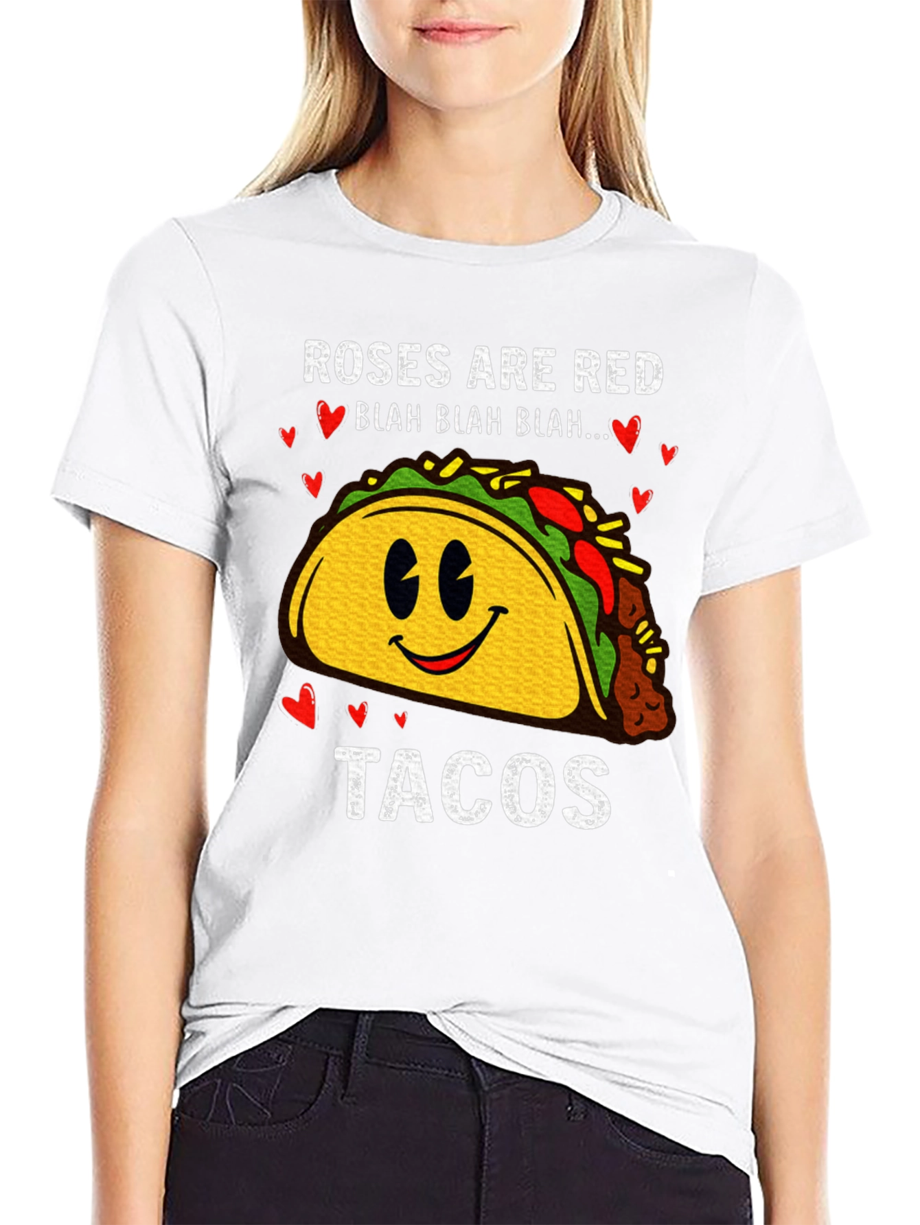 Roses are Red Tacos Funny T-Shirt