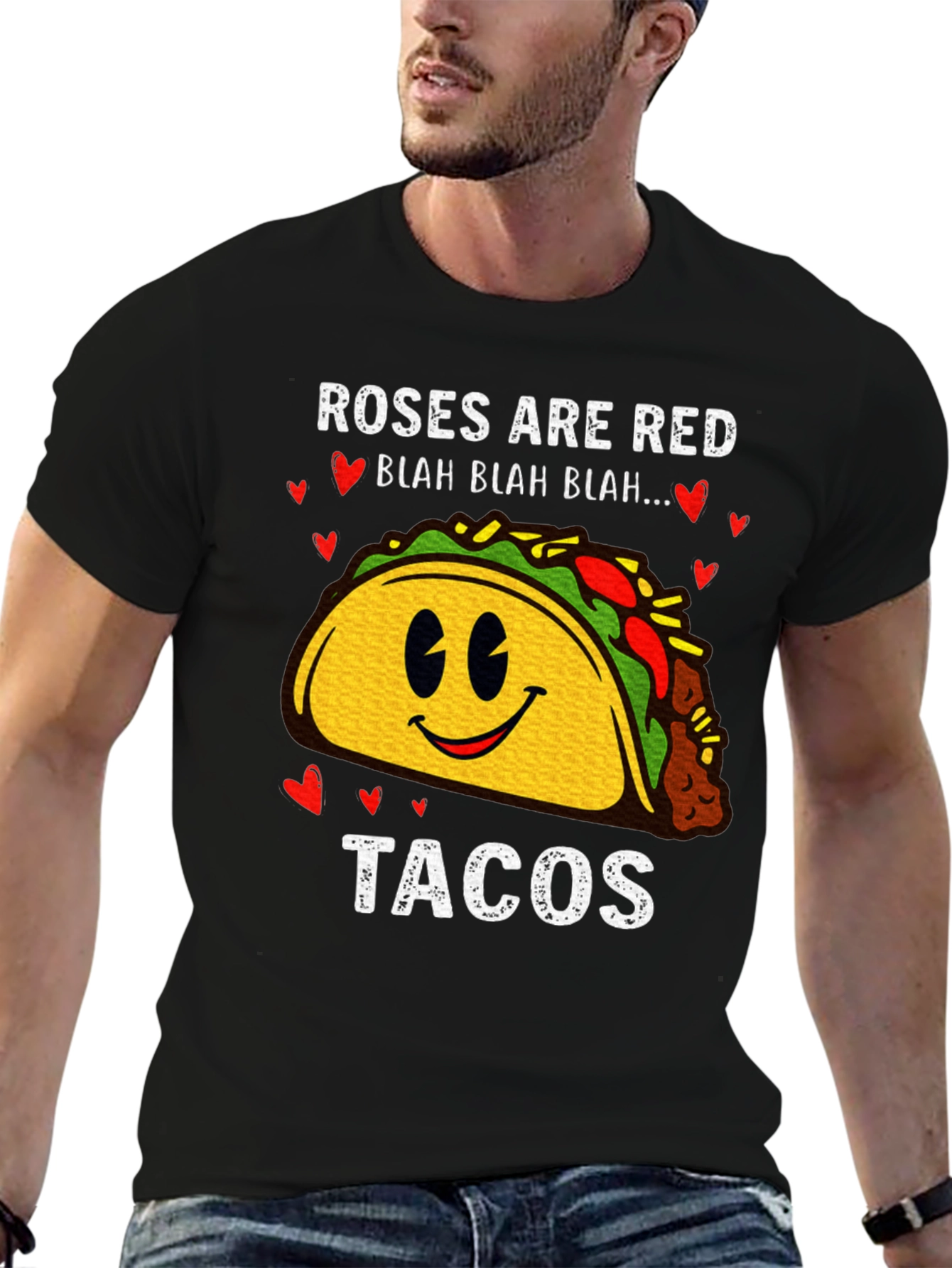 Roses are Red Tacos Funny T-Shirt