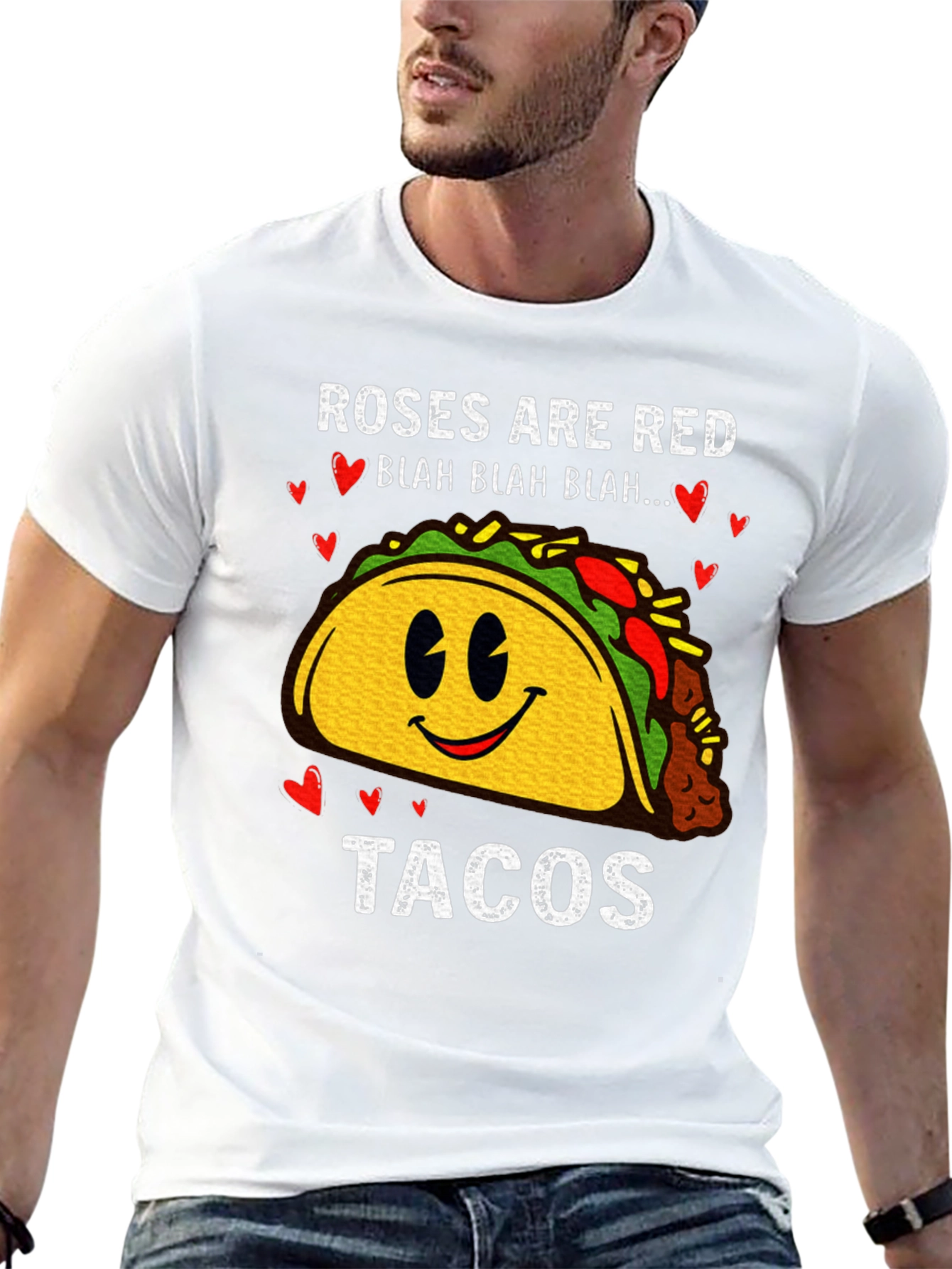 Roses are Red Tacos Funny T-Shirt