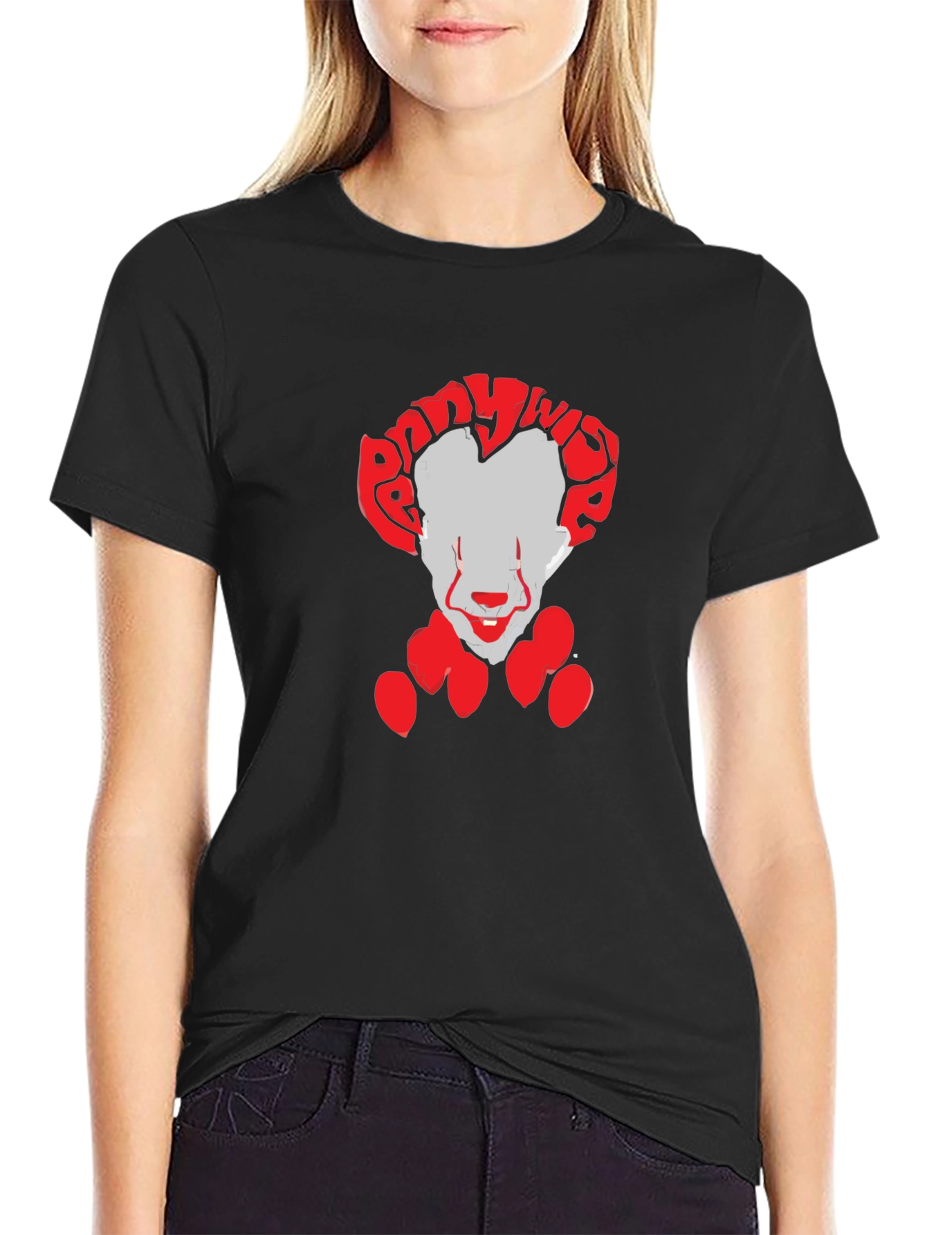 Pennywise Graphic Tee - Black Clown T-Shirt