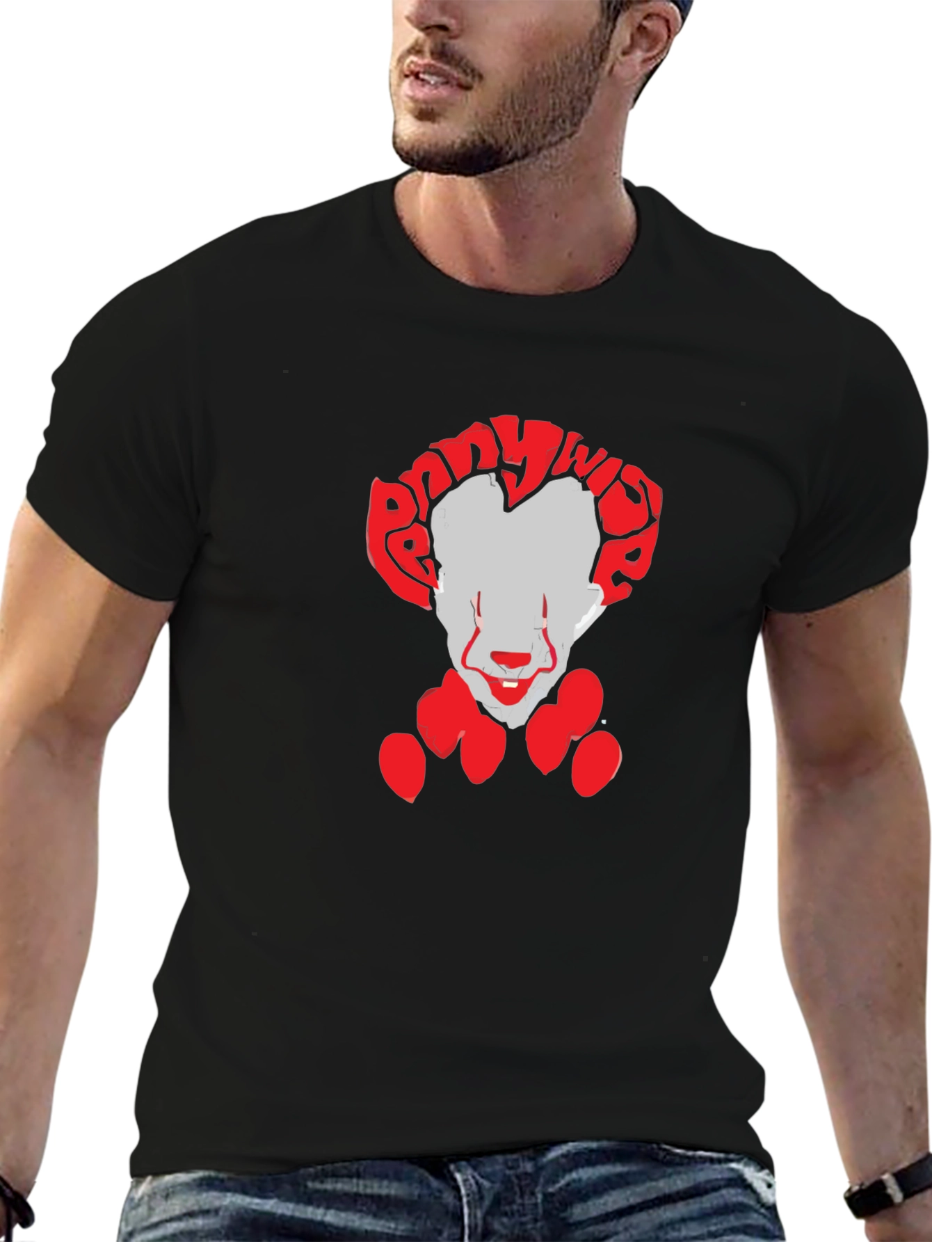 Pennywise Graphic Tee - Black Clown T-Shirt