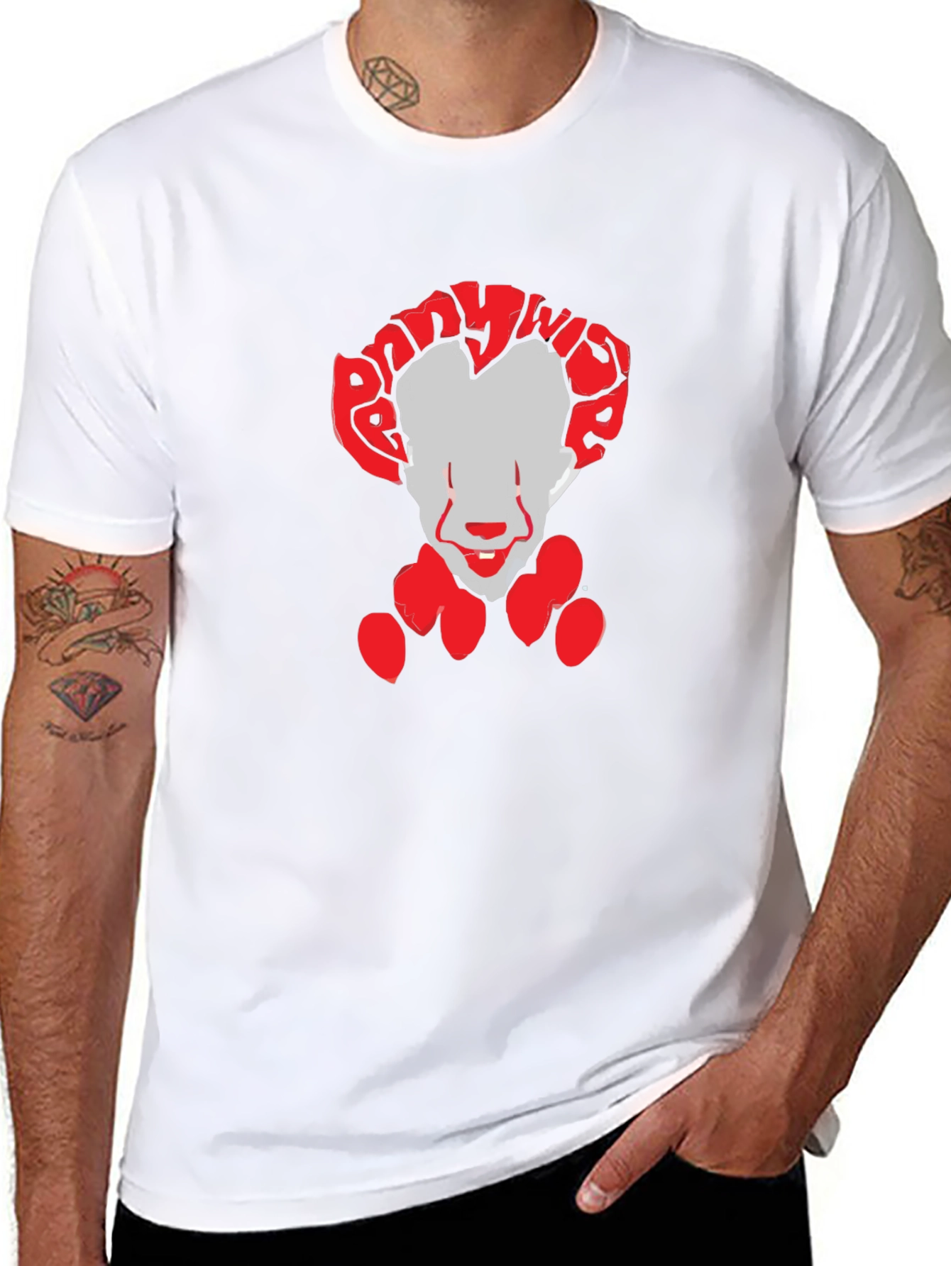 Pennywise Graphic Tee - Black Clown T-Shirt
