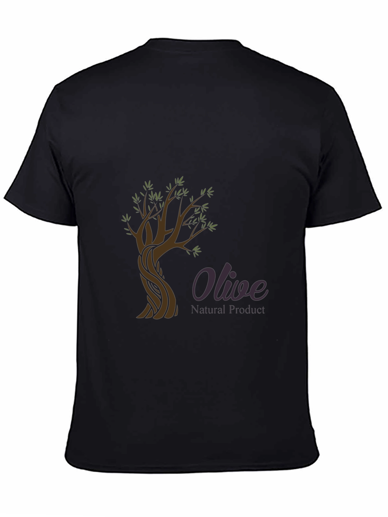 Olive Tree Graphic Tee - Natural Product Design