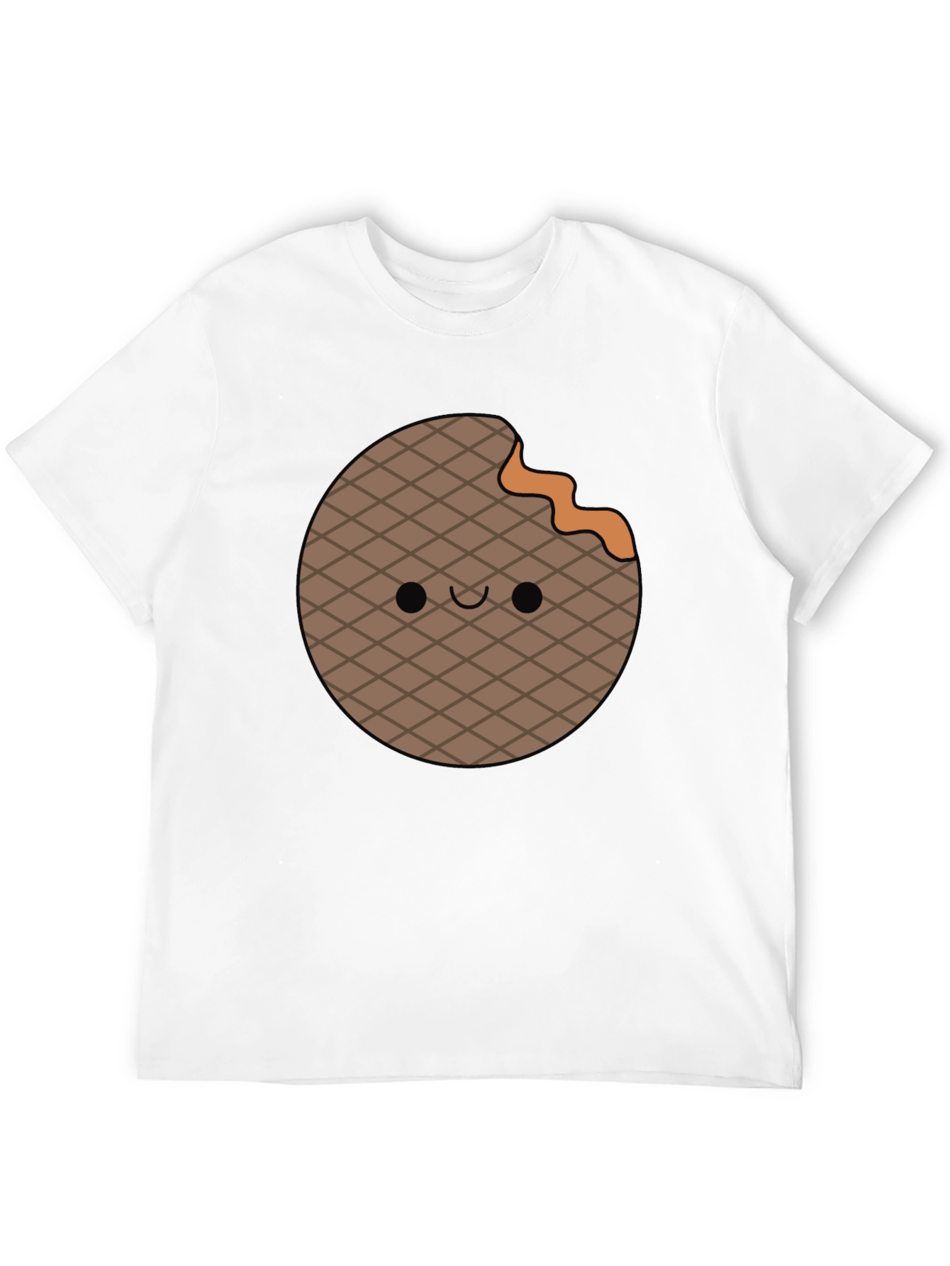 Cute Waffle Bite T-Shirt - Fun Foodie Apparel
