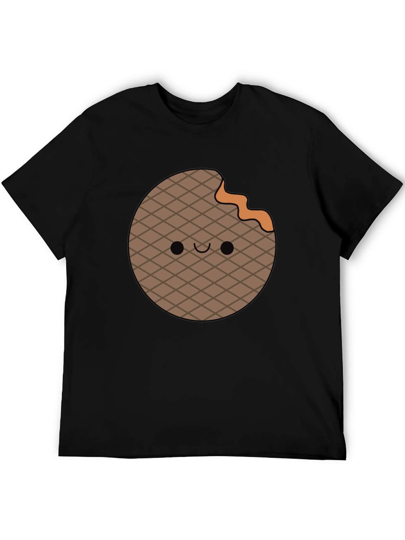 Cute Waffle Bite T-Shirt - Fun Foodie Apparel