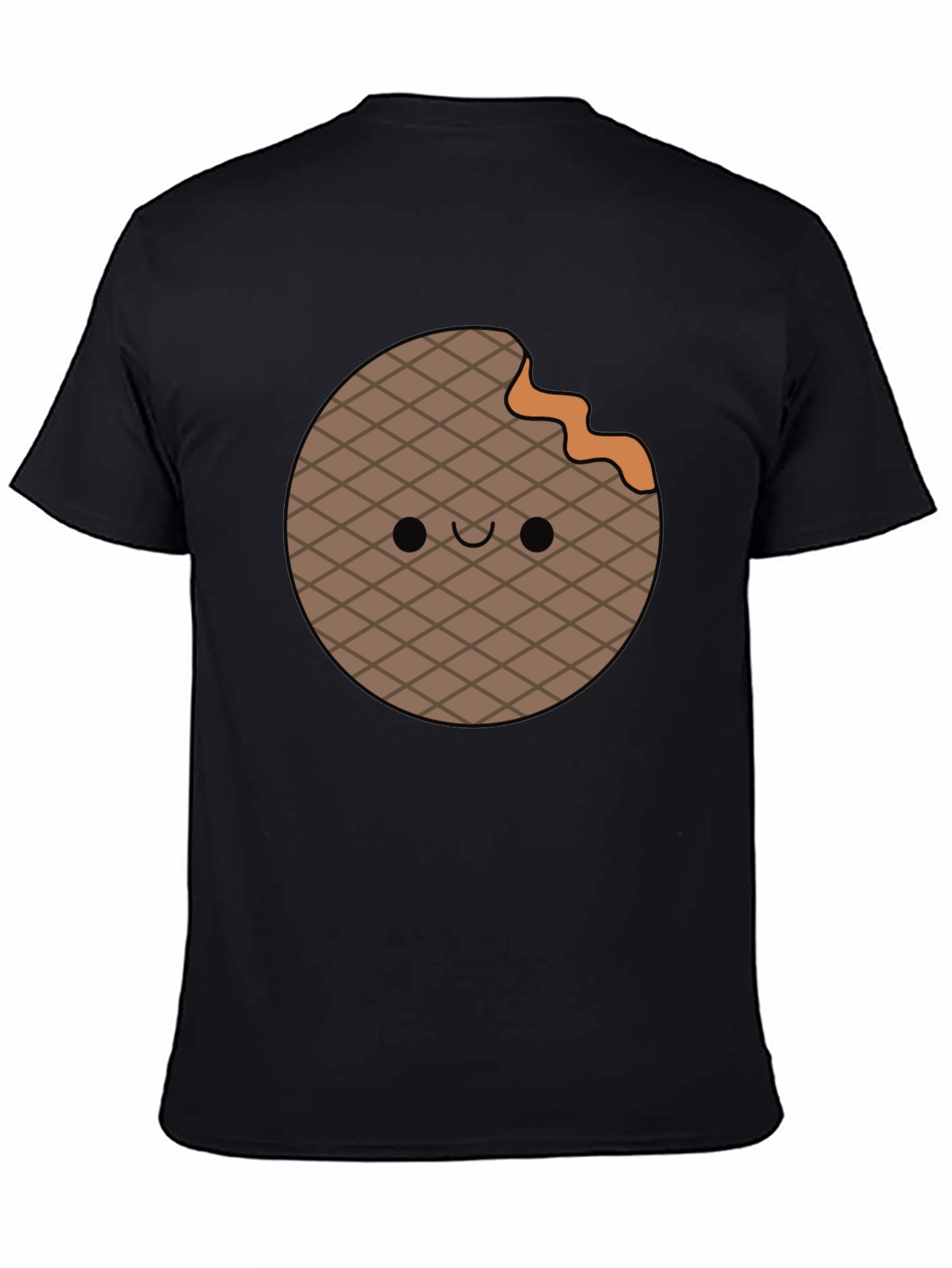 Cute Waffle Bite T-Shirt - Fun Foodie Apparel