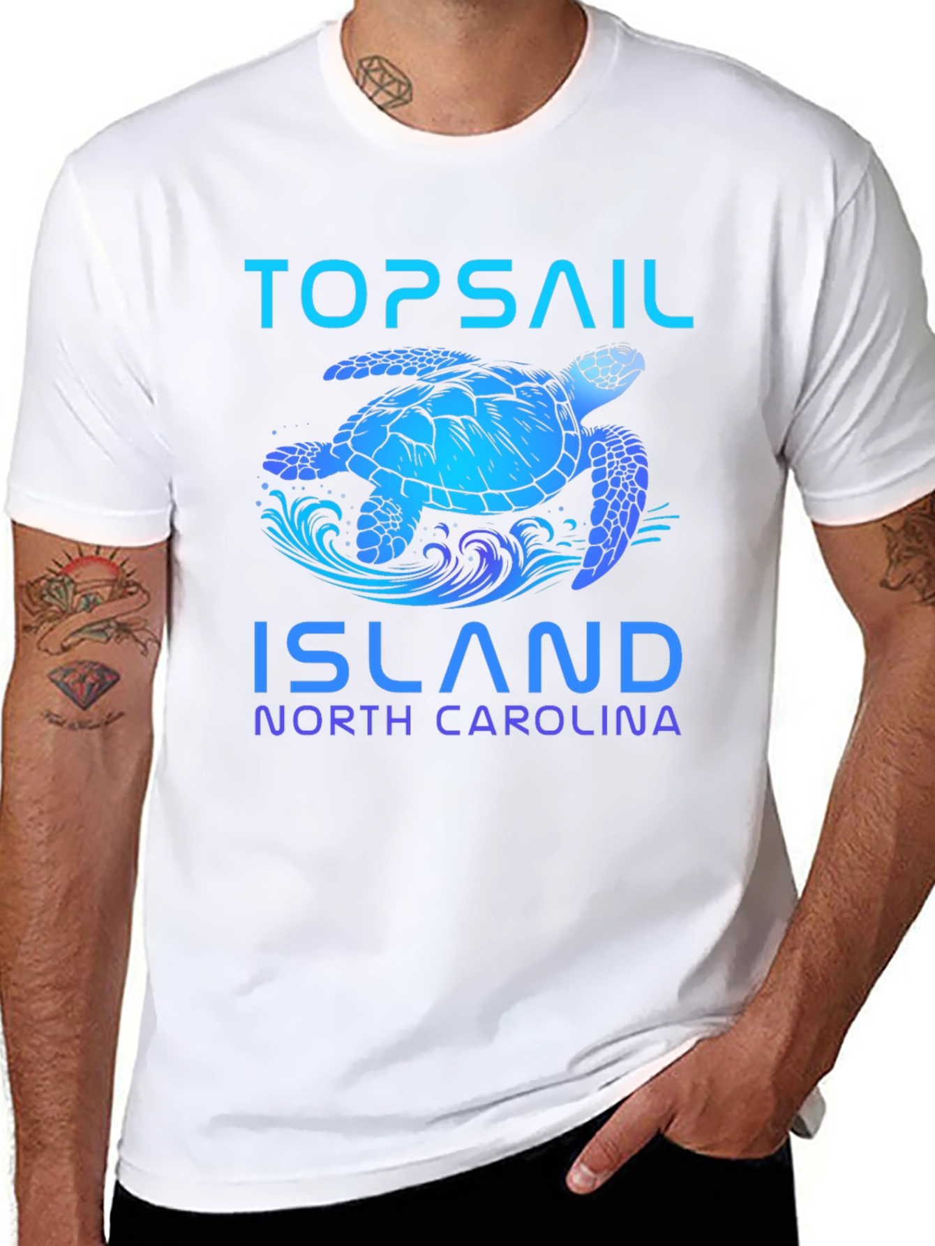 Topsail Island Turtle Graphic Tee