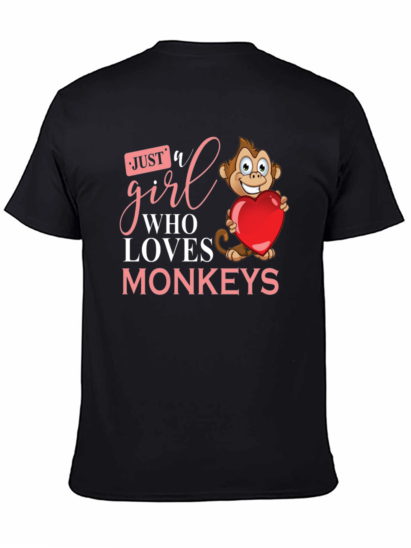 Just a Girl Who Loves Monkeys T-Shirt