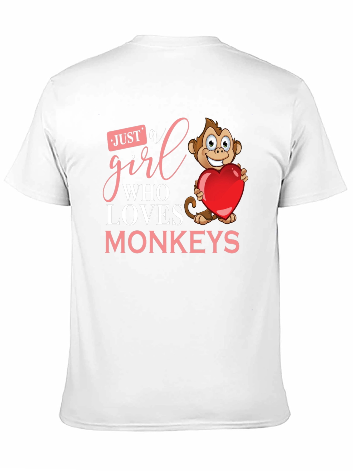 Just a Girl Who Loves Monkeys T-Shirt