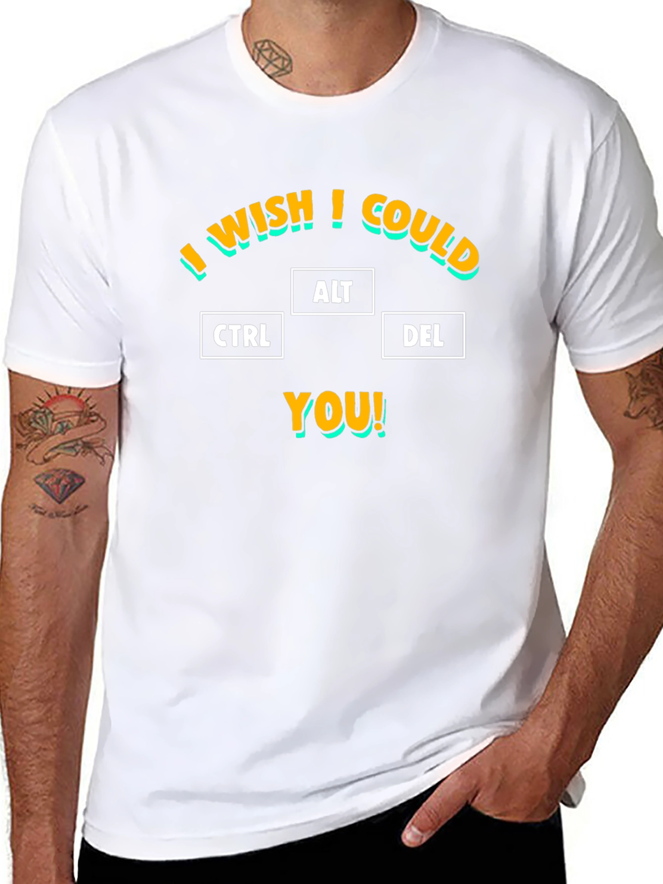 I Wish I Could CTRL ALT DEL You T-Shirt