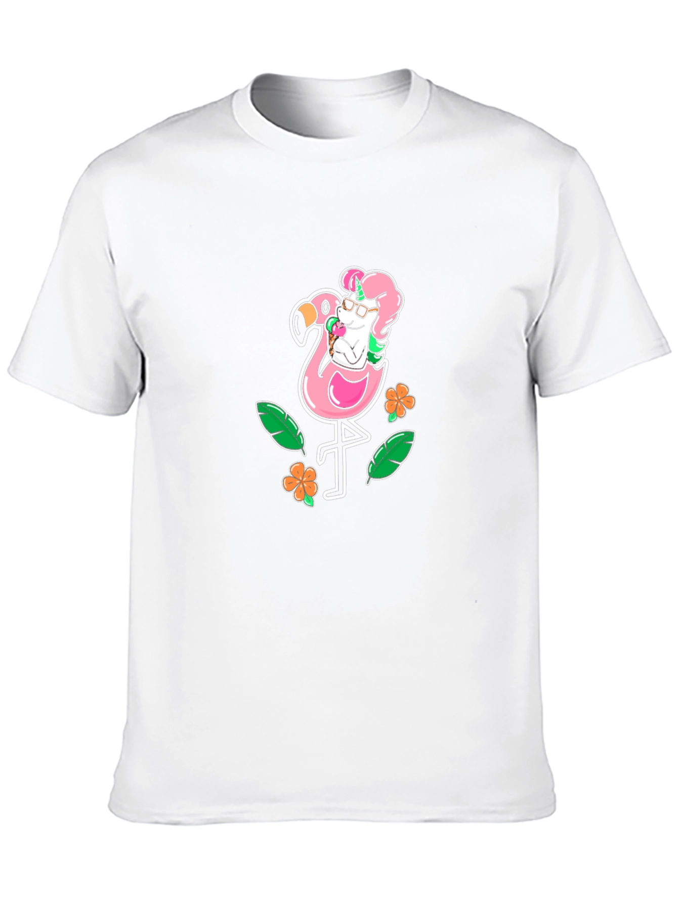 Unicorn Flamingo Graphic T-Shirt