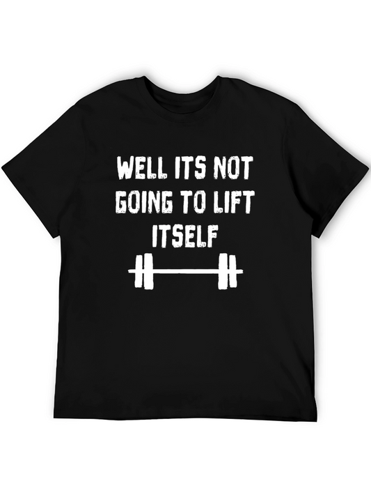 Funny Workout T-Shirt - Lift Itself