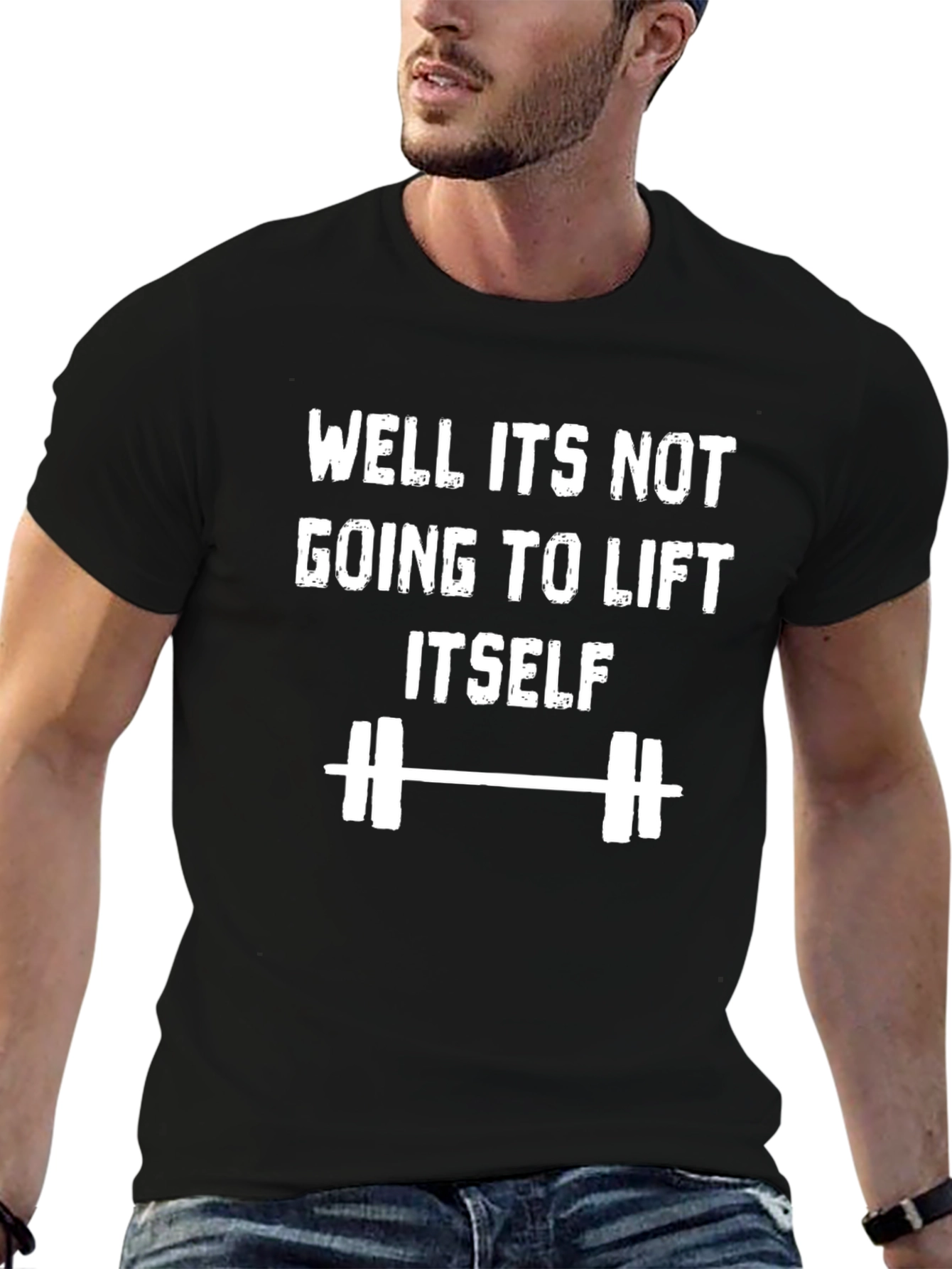 Funny Workout T-Shirt - Lift Itself