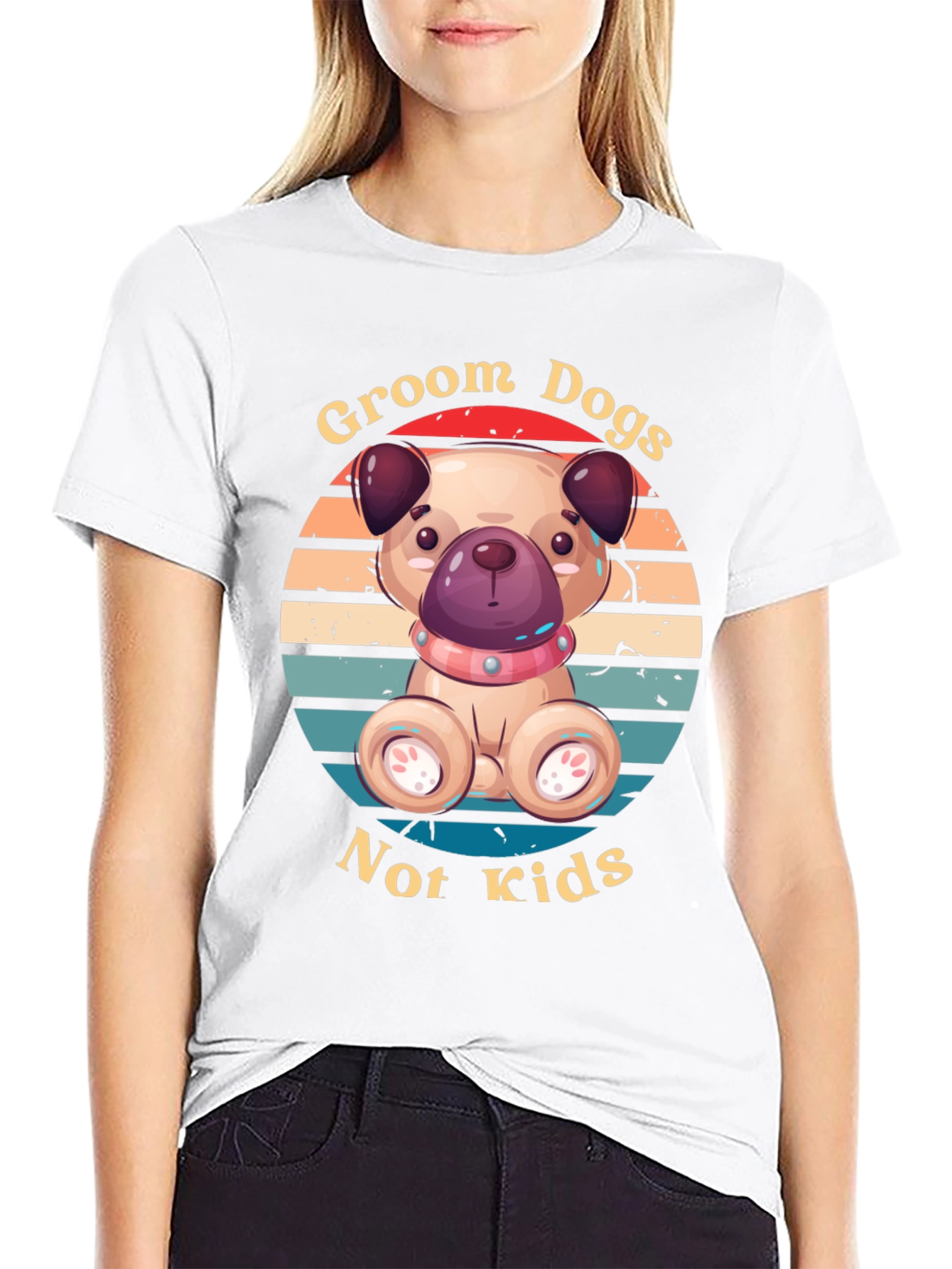 Groom Dogs Not Kids T-Shirt