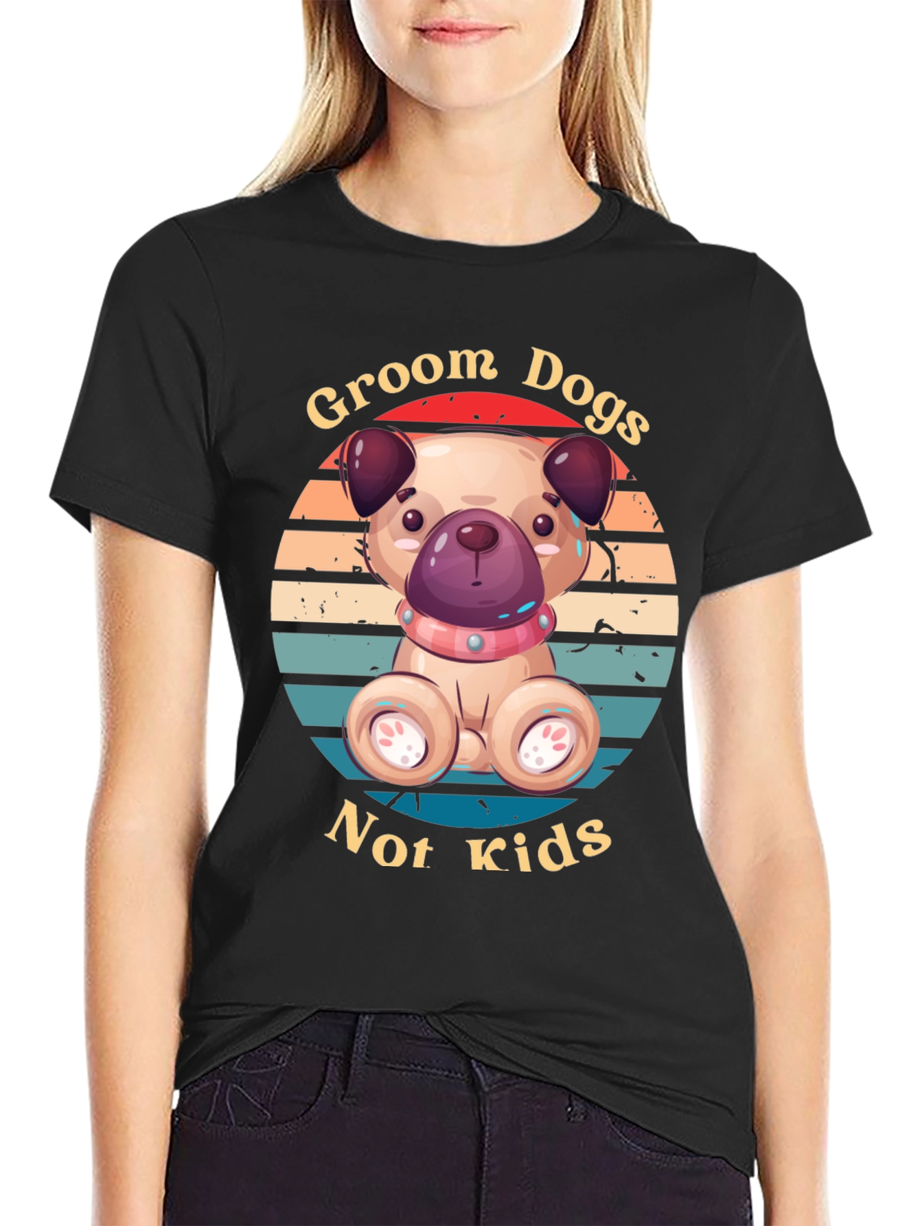 Groom Dogs Not Kids T-Shirt