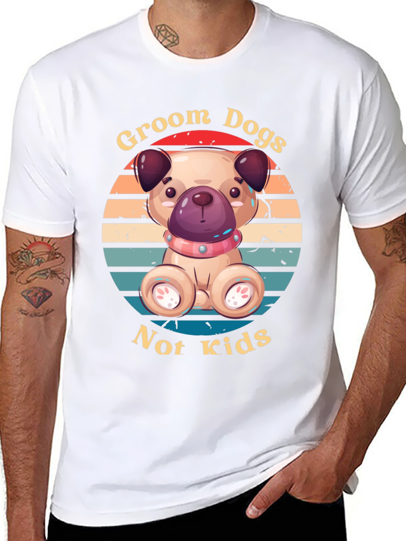Groom Dogs Not Kids T-Shirt