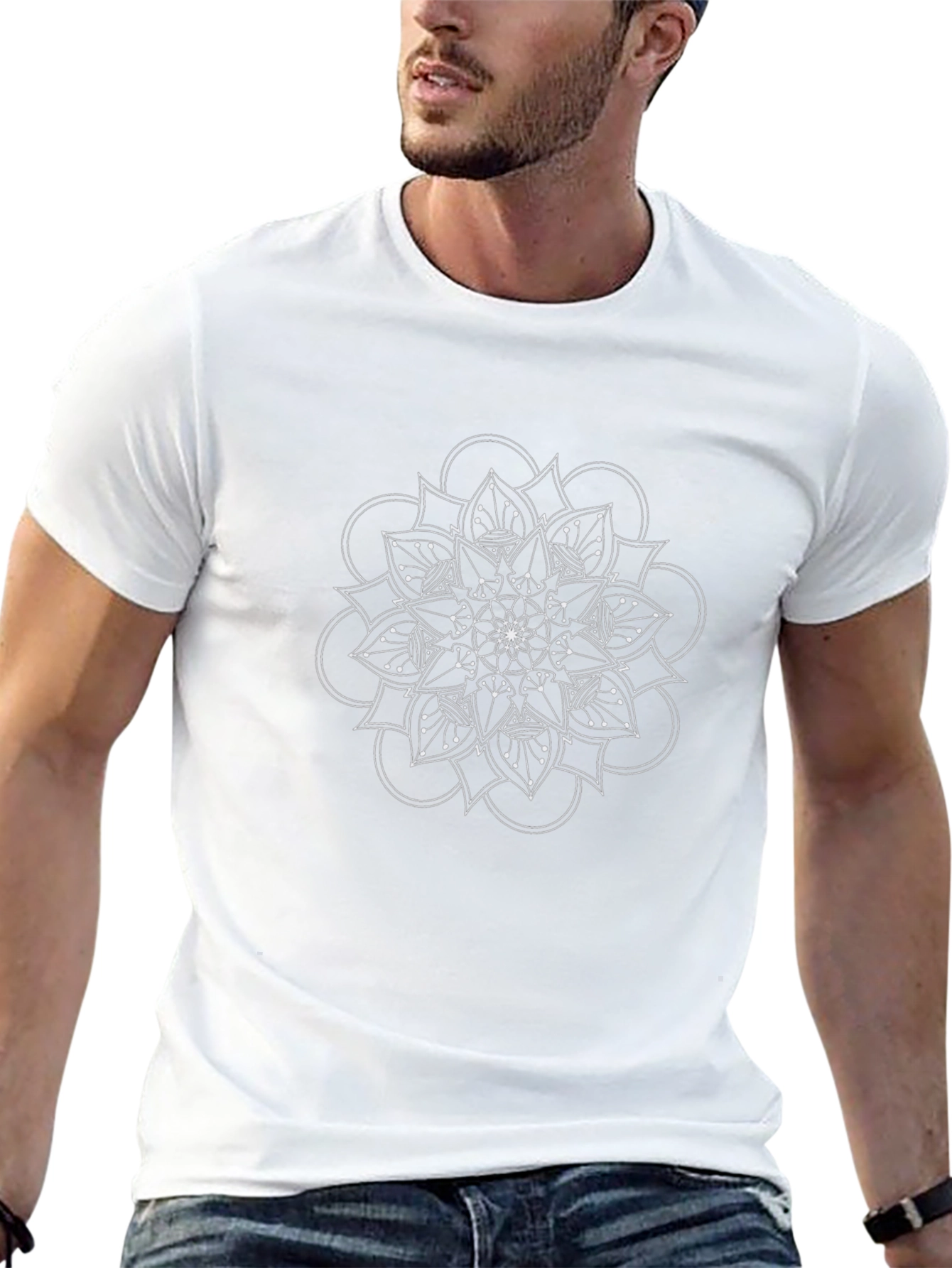 Mandala Graphic Black T-Shirt - Stylish Comfort