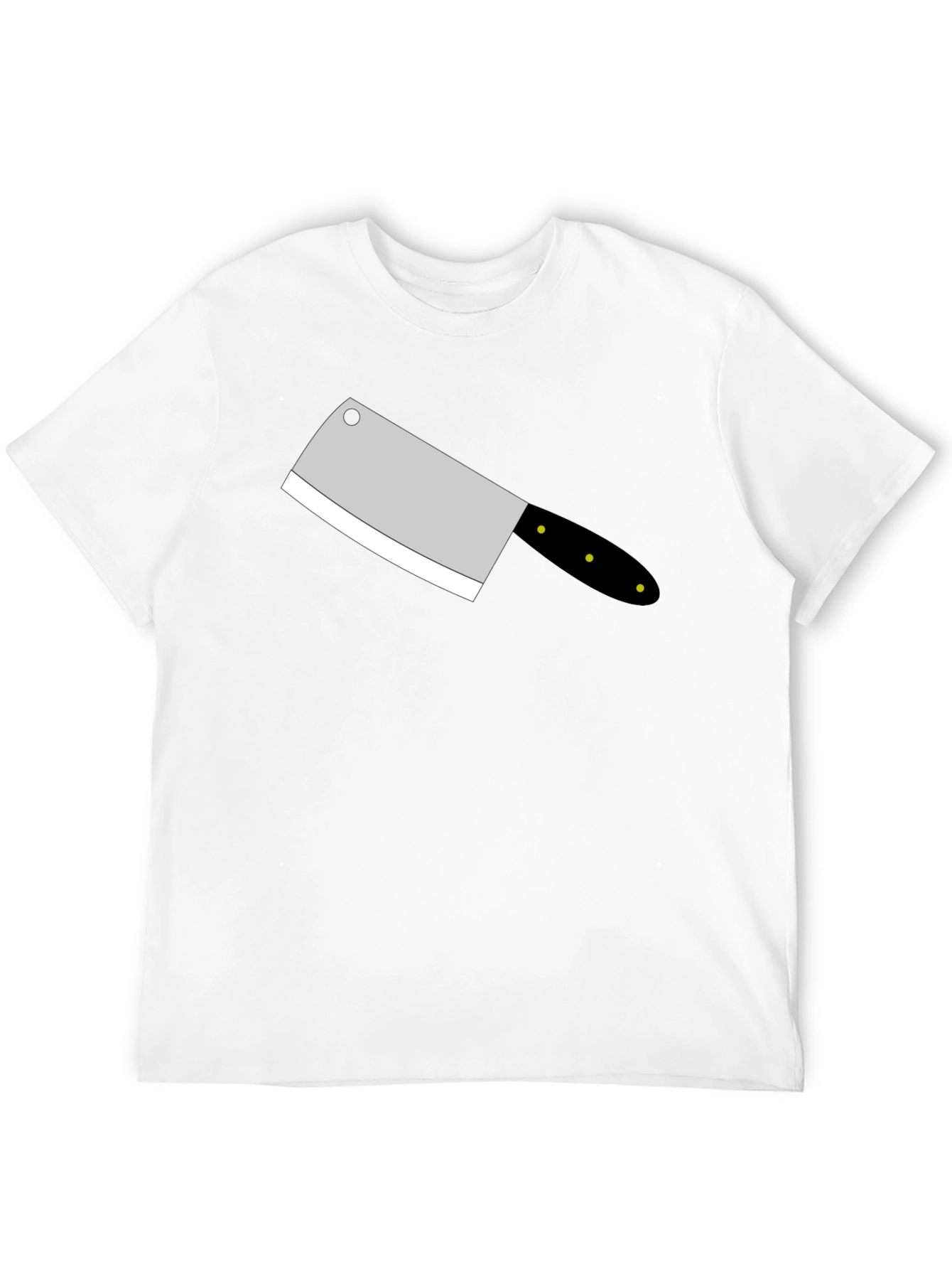 Butcher Knife Graphic Tee - Stylish Black T-Shirt
